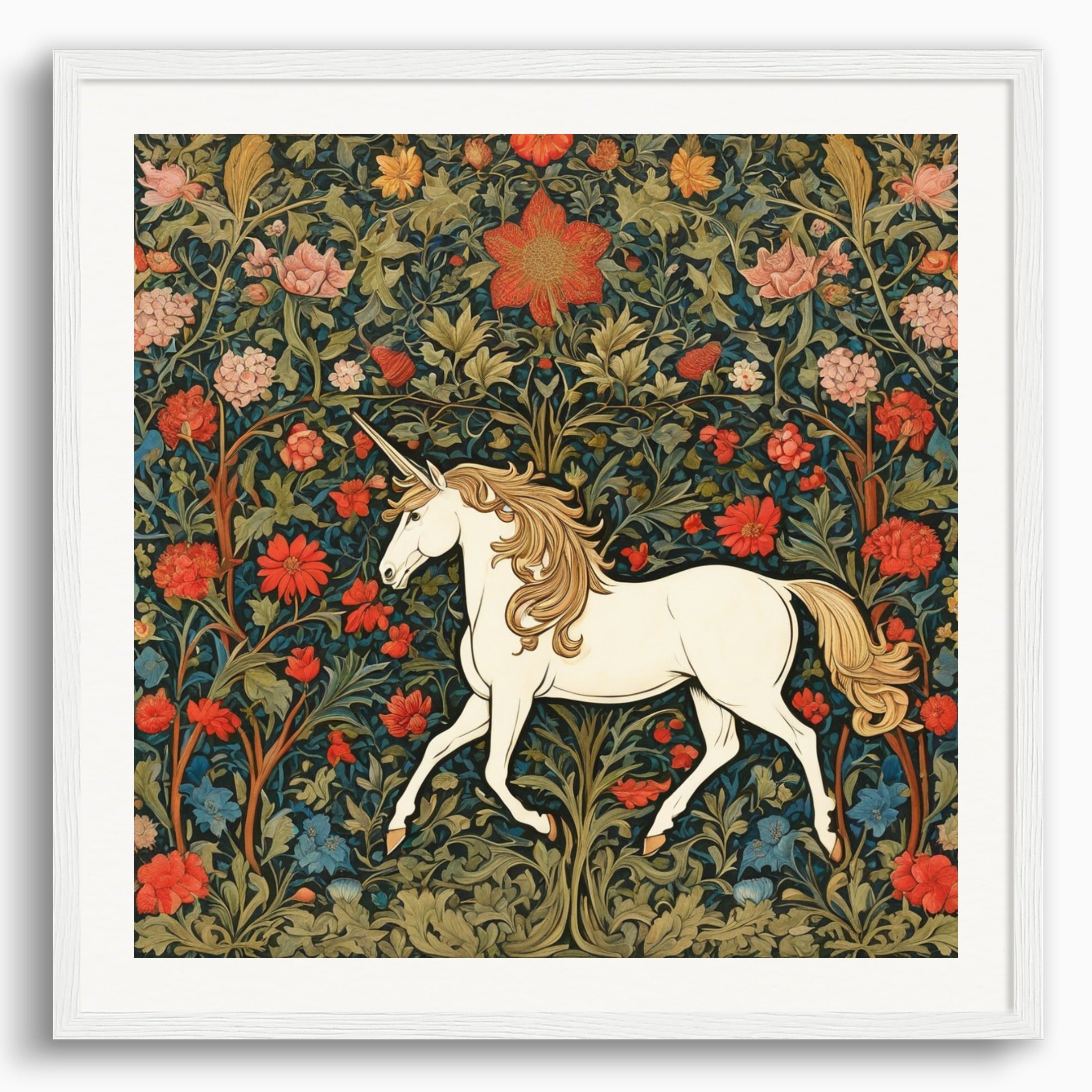 Poster: William Morris, Licorne