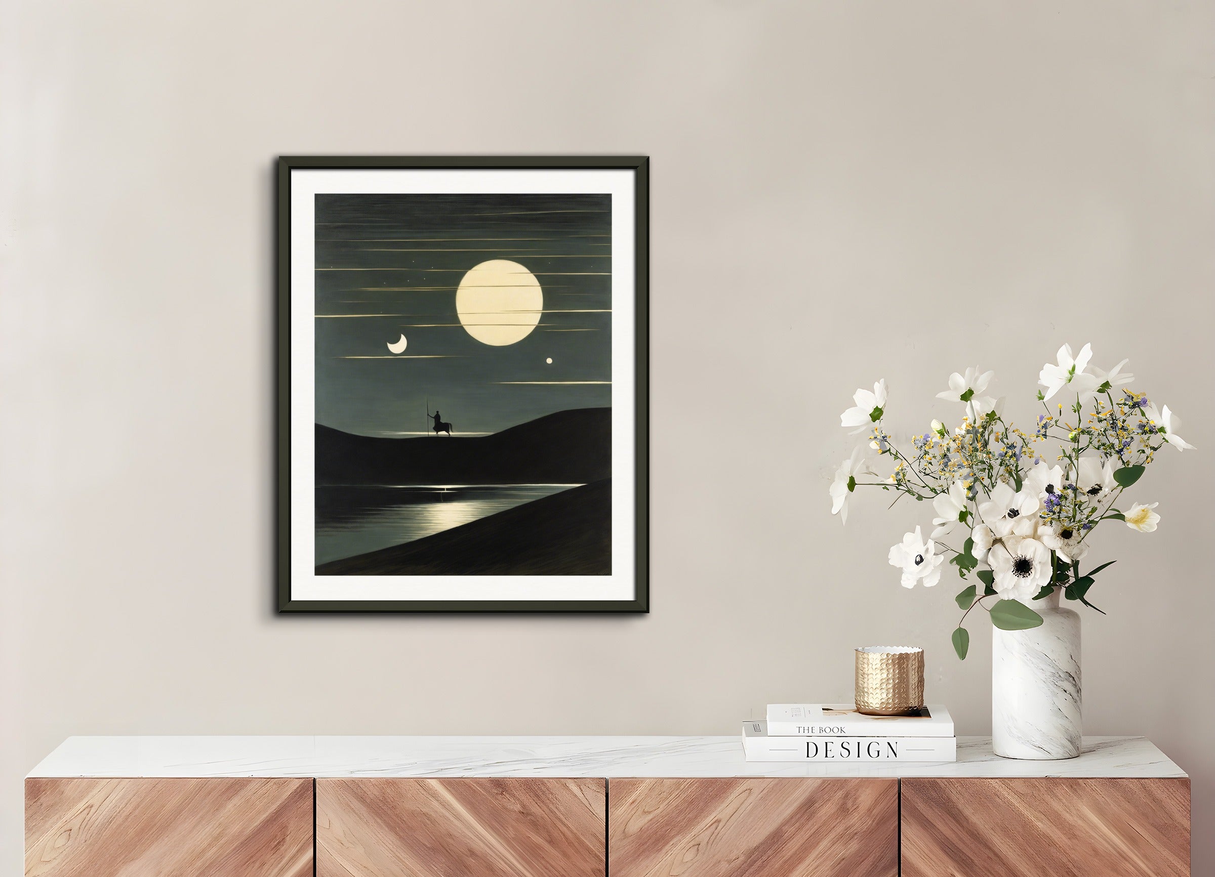 Poster with metal frame: Léon Spilliaert,