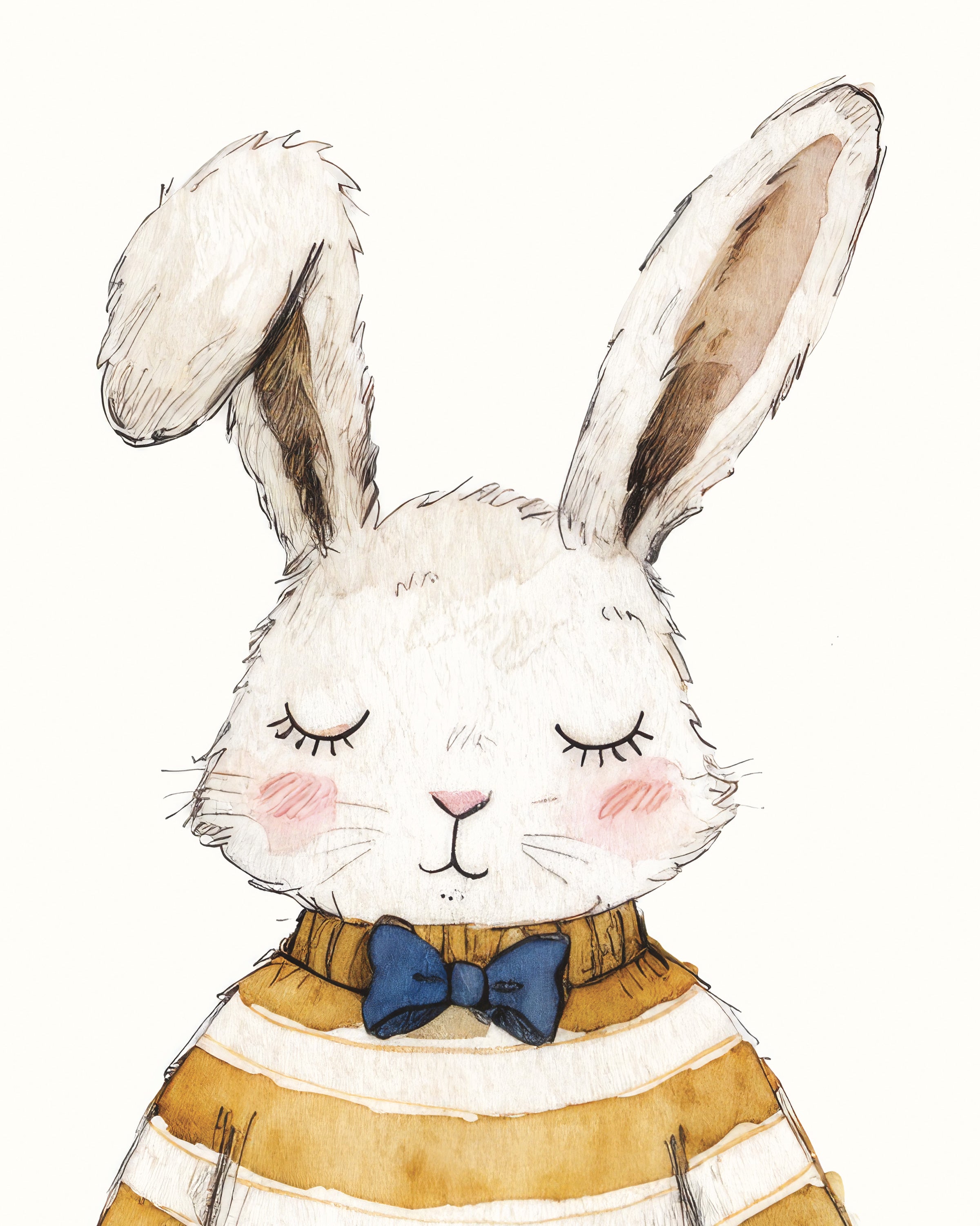 Plakat Wielkanocny Króliczek z Koszykiem