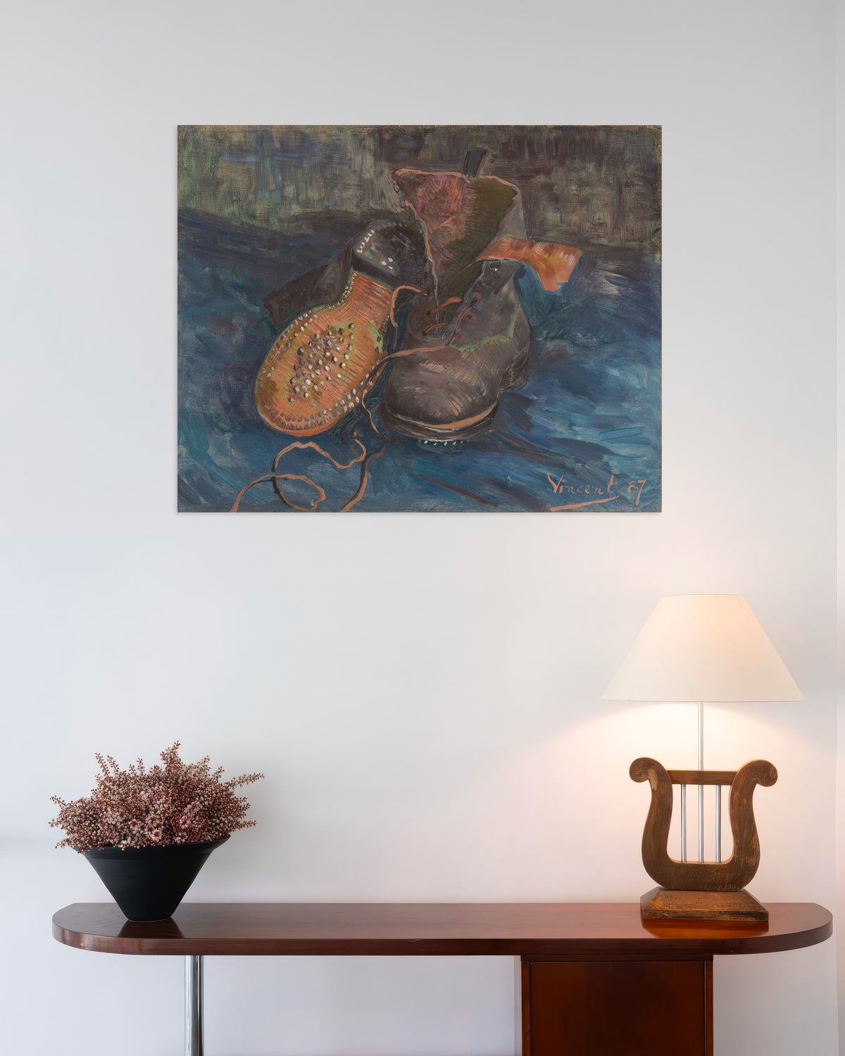 Plakat „Para butów (1887), Vincent van Gogh”