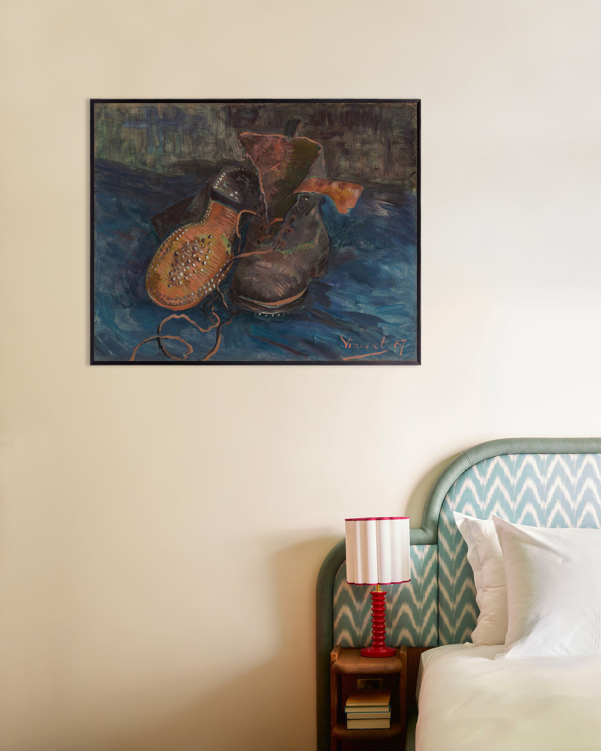 Plakat „Para butów (1887), Vincent van Gogh” w metalowej ramie