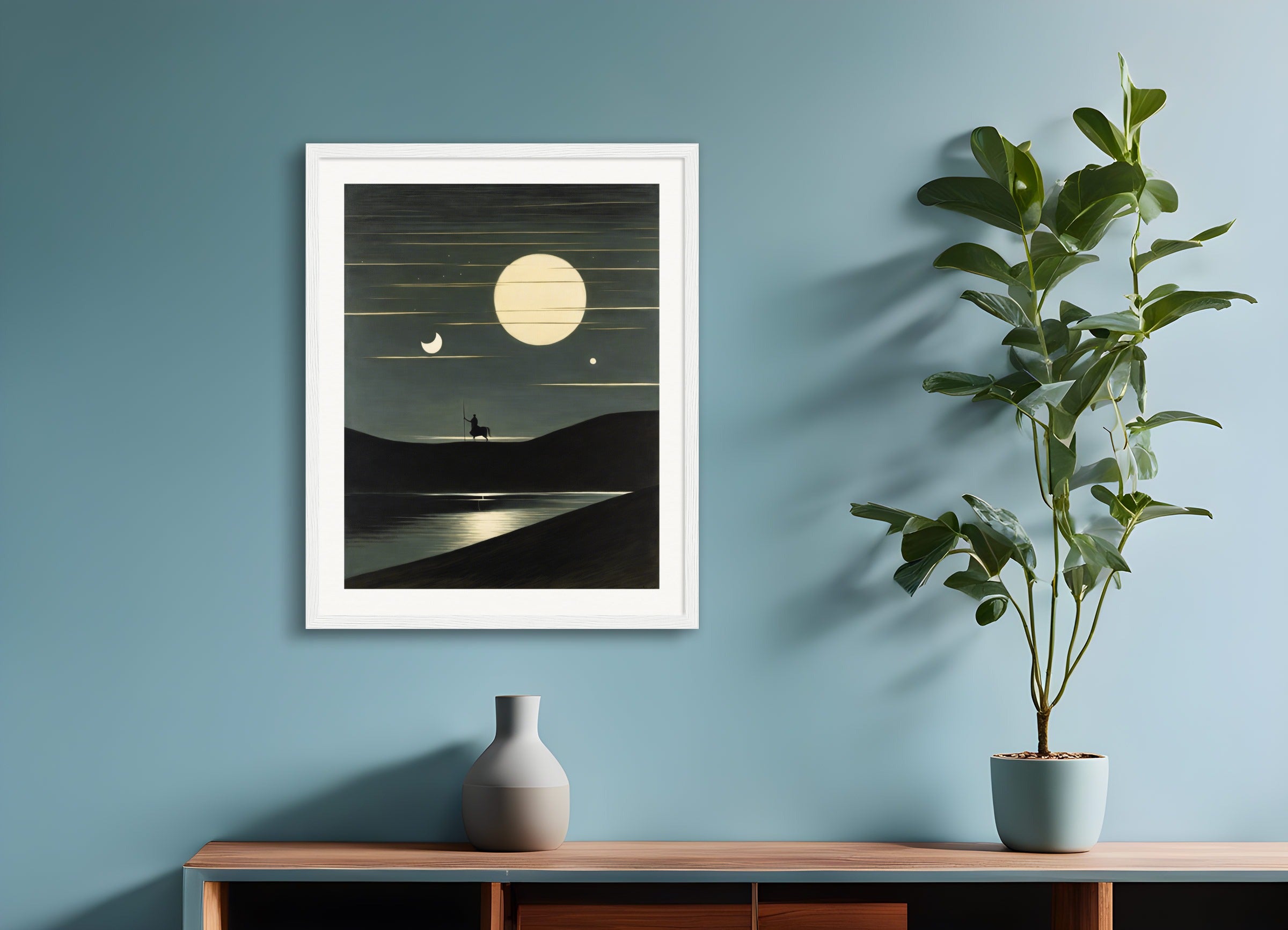 Poster with wood frame: Léon Spilliaert,