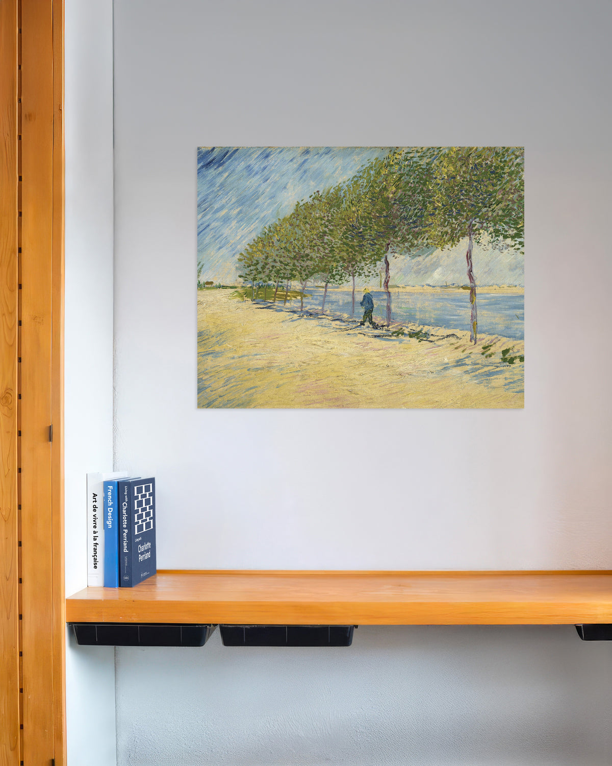 Plakat „Nad Sekwaną (1887), Vincent van Gogh”