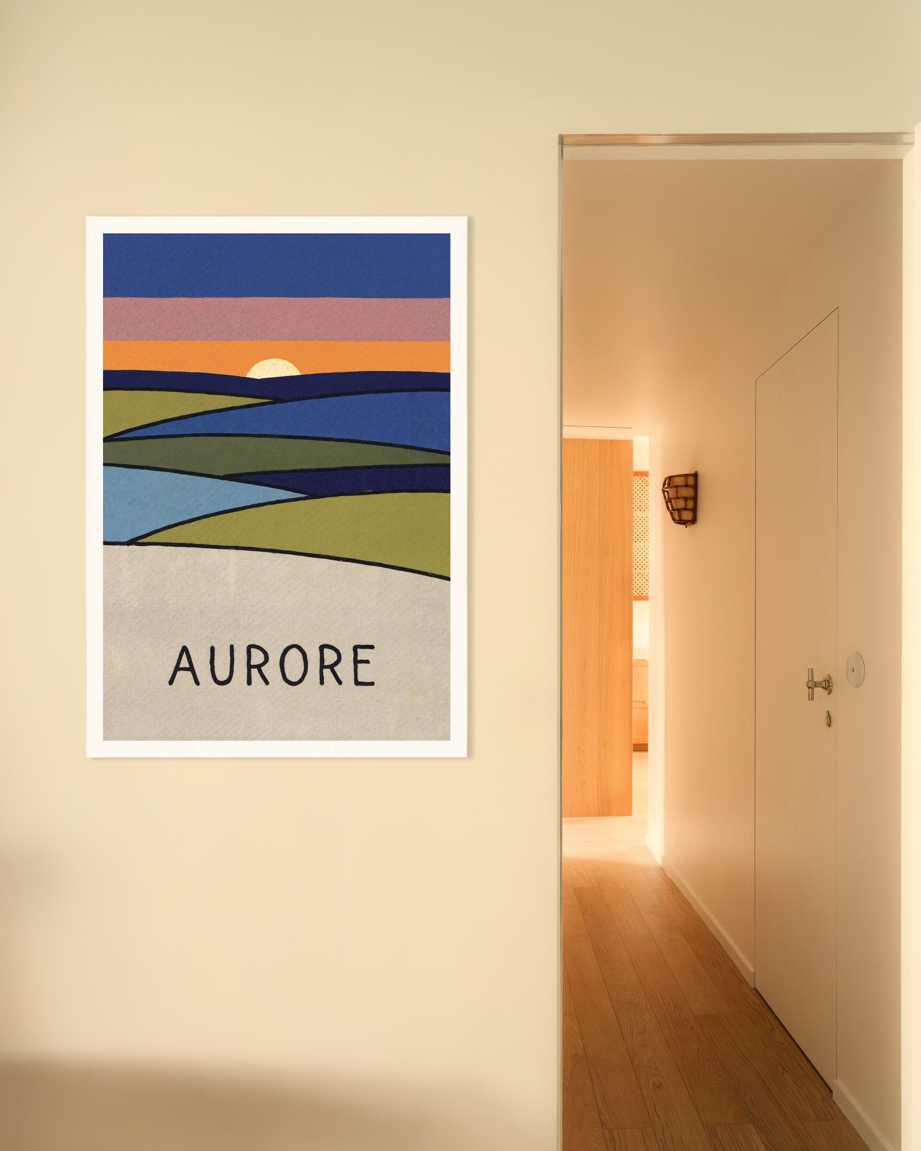 Poster of Aurore - Sunrise Landscape Poster