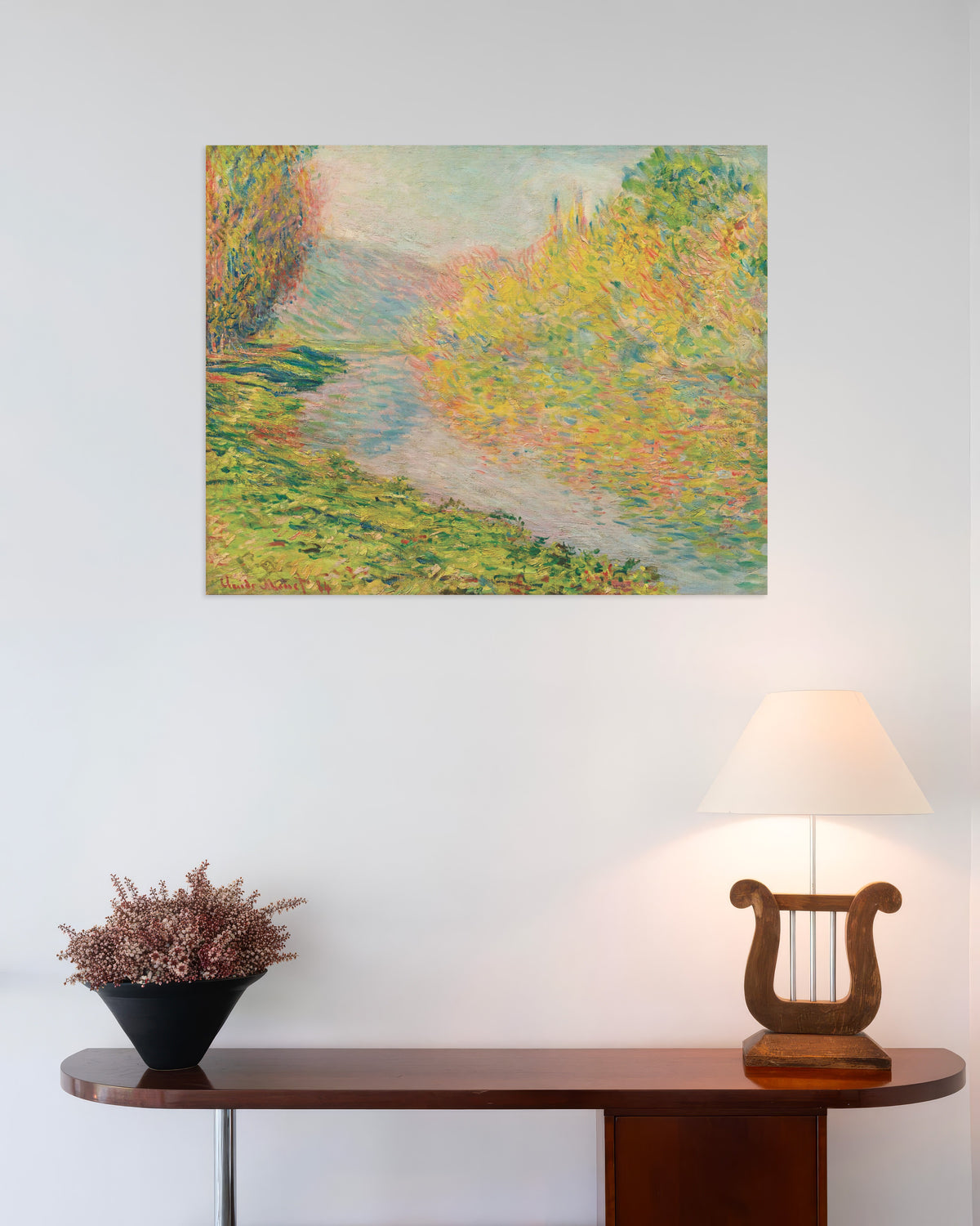 Plakat Jesień w Jeufosse (1884), Claude Monet