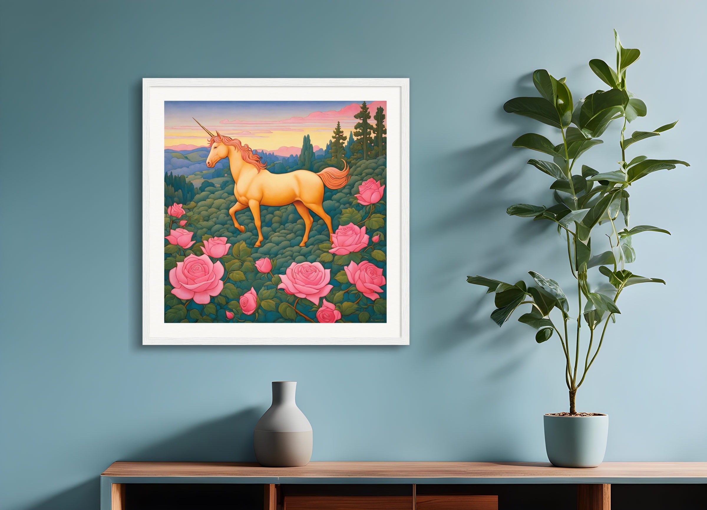 Poster with wood frame: ,