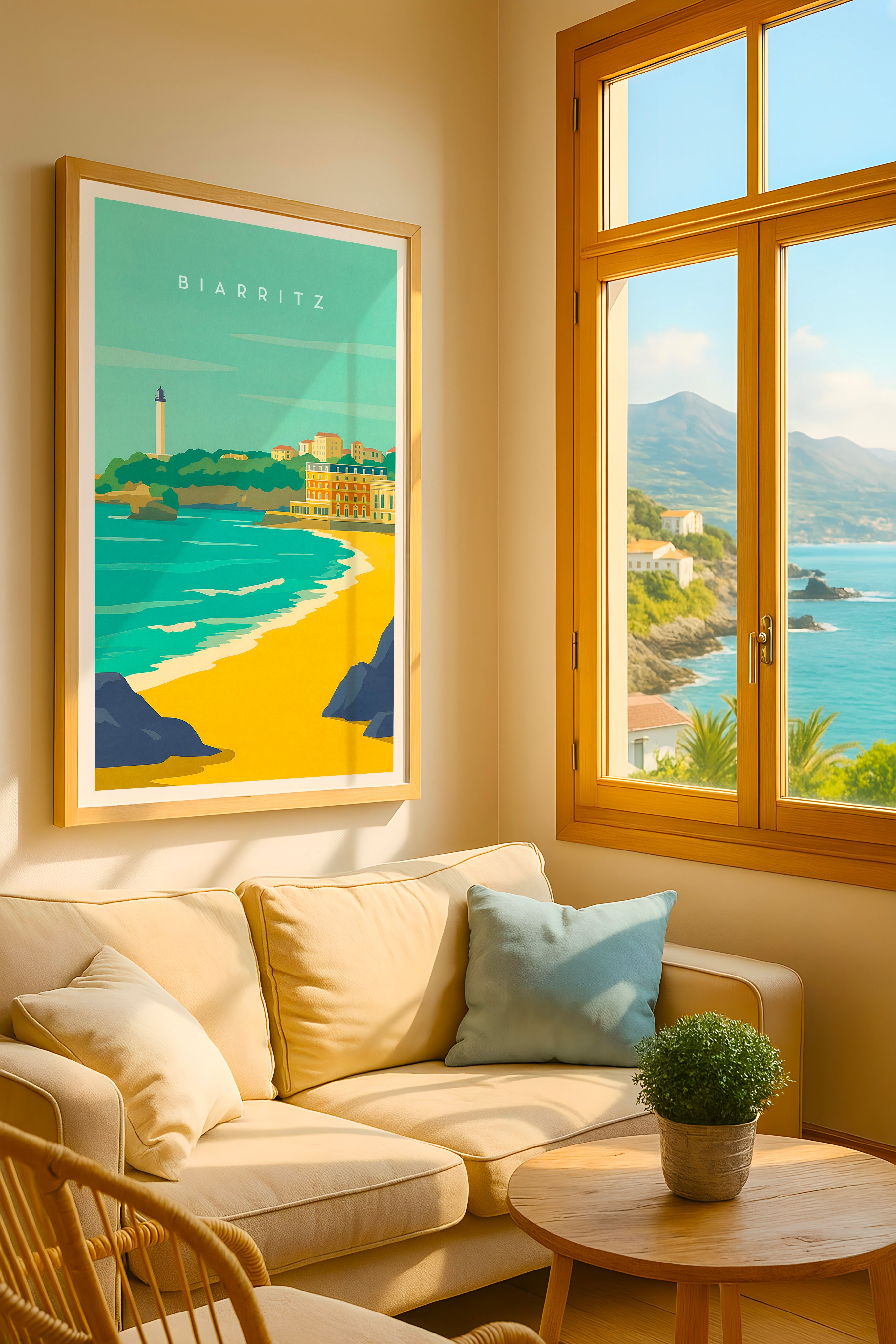 Biarritz art print