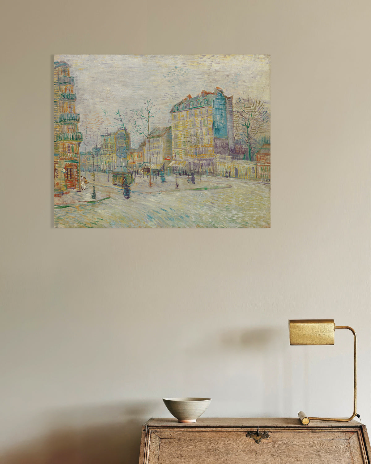 Plakat „Bulwar Clichy (1887), Vincent van Gogh”