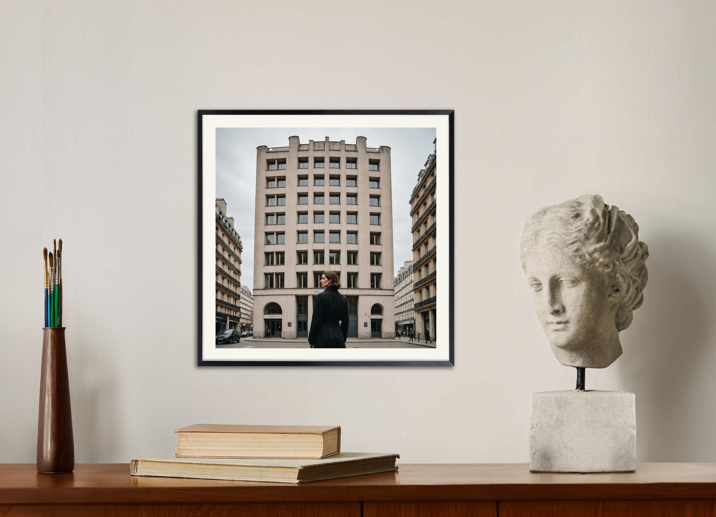 Poster of Brutalism, with metal frame