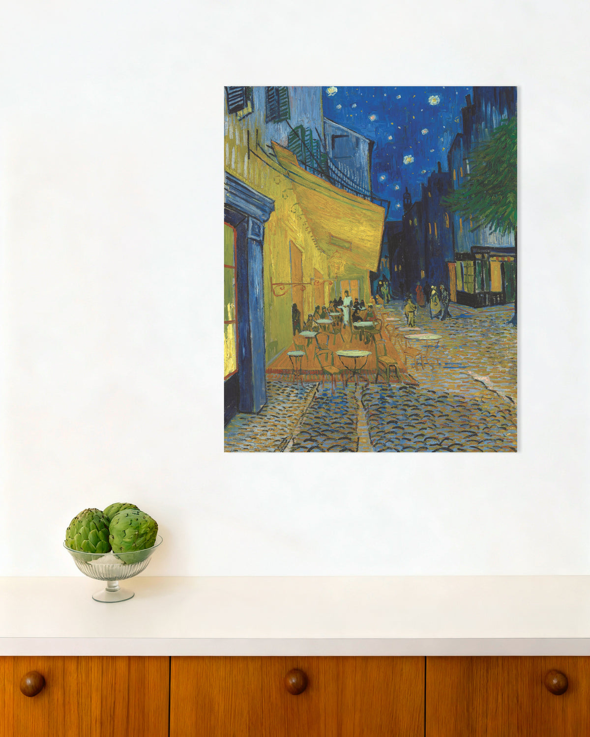 Plakat „Taras kawiarni w nocy” (1888), Vincent van Gogh