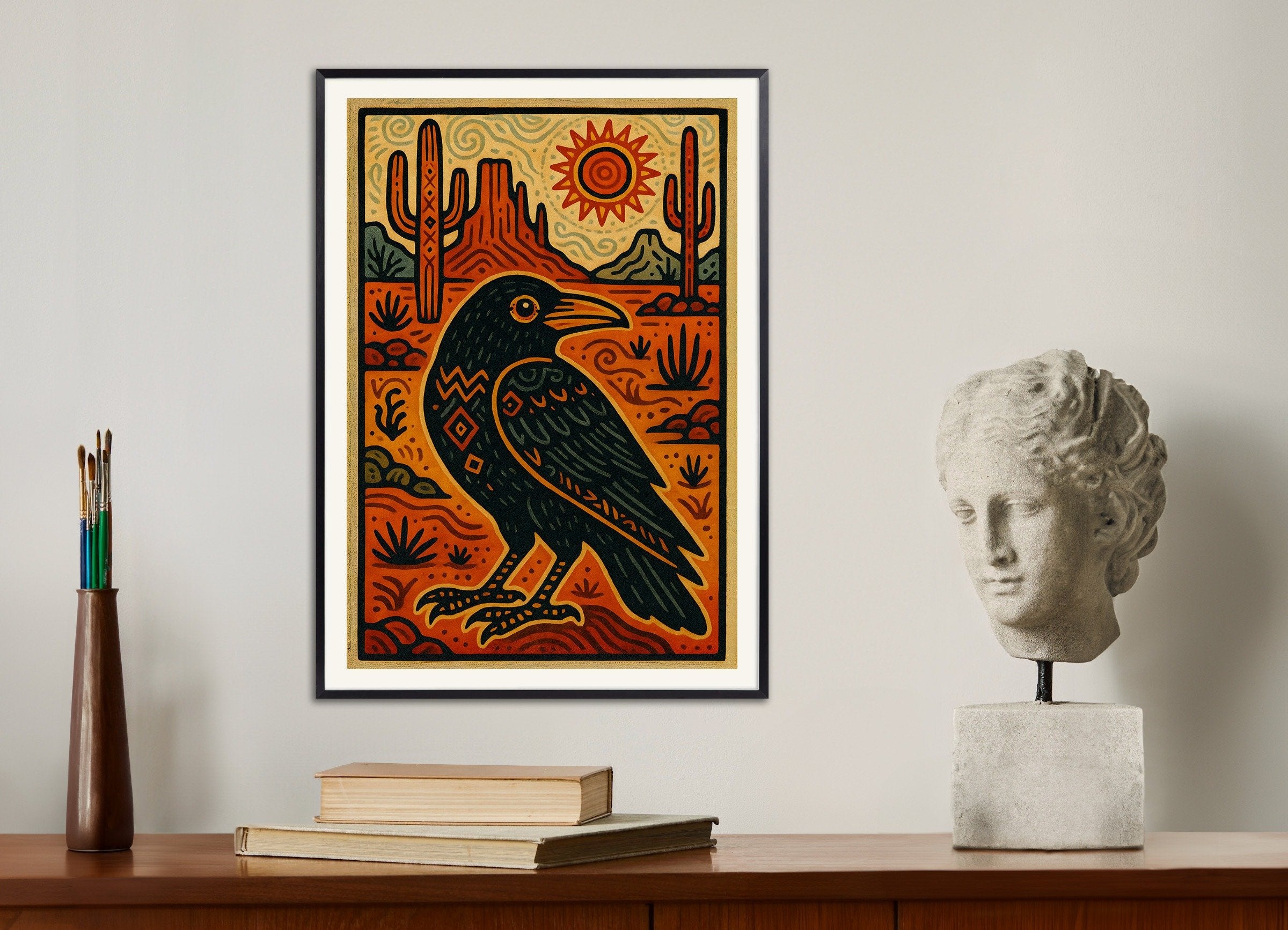 Poster of Carlos Castaneda Quote Art Print - Journey to Ixtlan: The Lessons of Don Juan, with metal frame