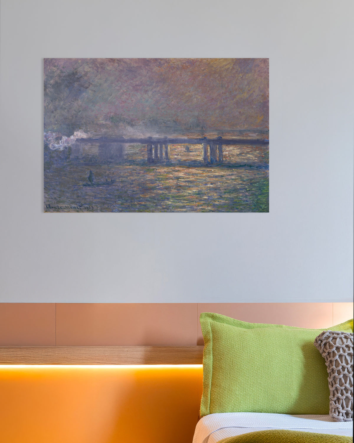 Plakat Most Charing Cross (1903), Claude Monet