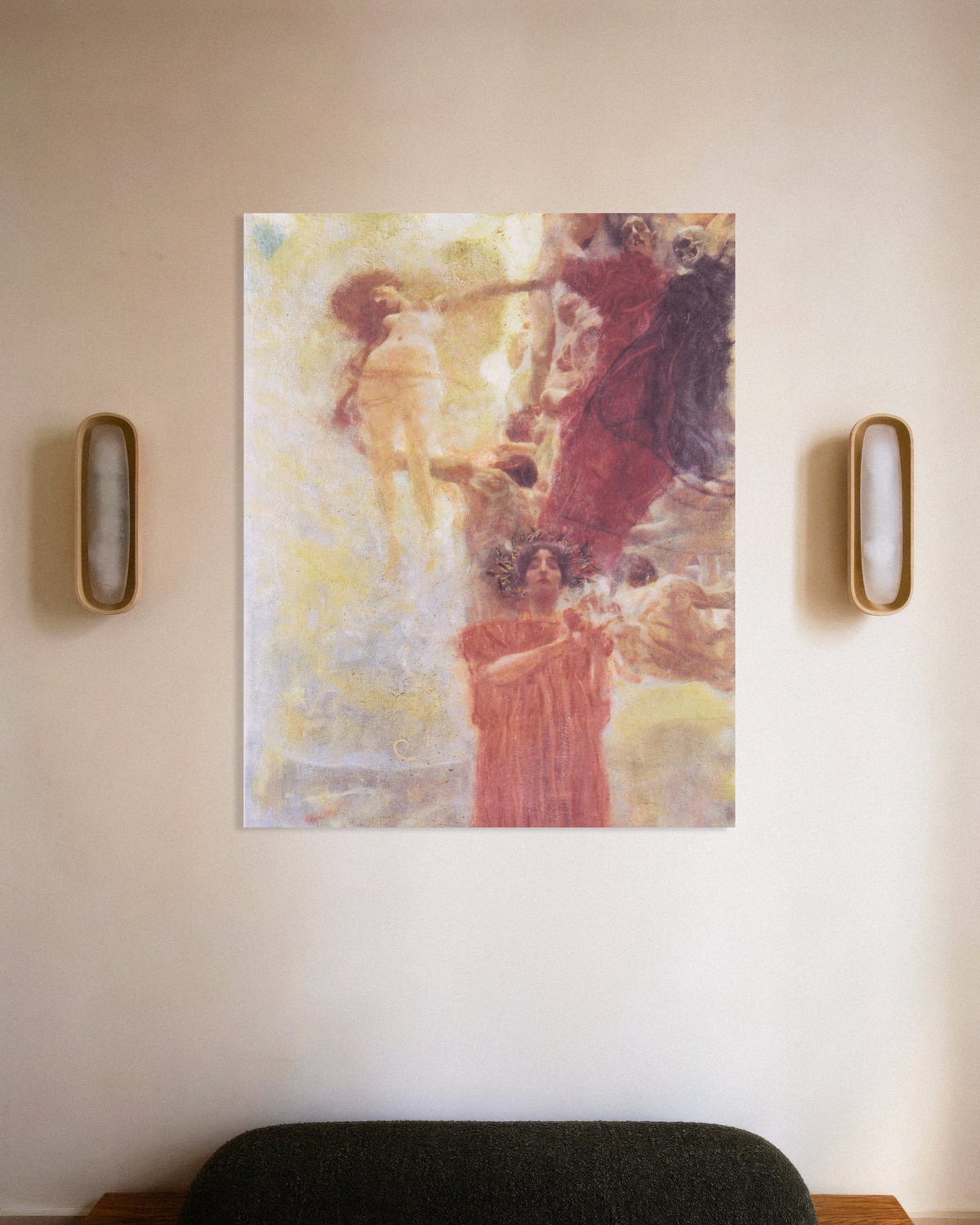 Plakat Szkic kompozycyjny do Medycyny (1897–1898), Gustav Klimt