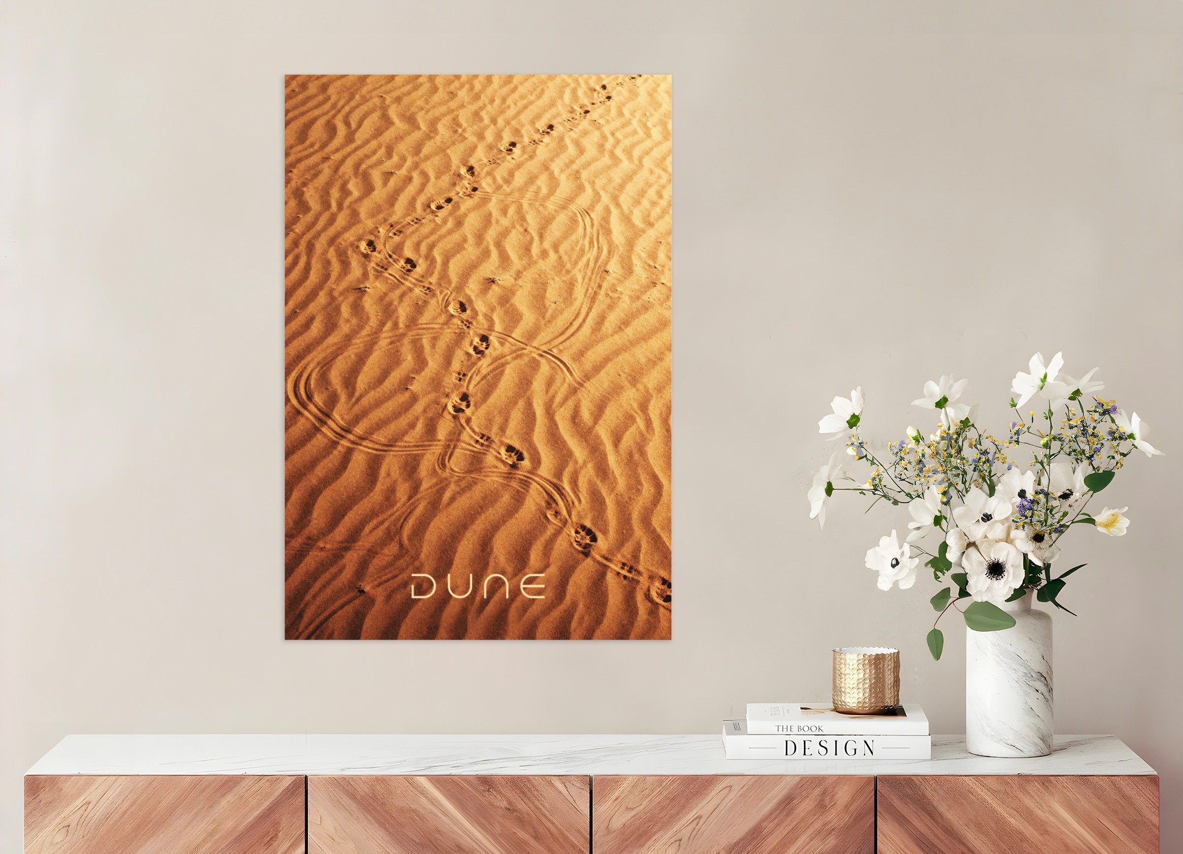 Poster of Dune Sandwalk, Desert footsteps poster