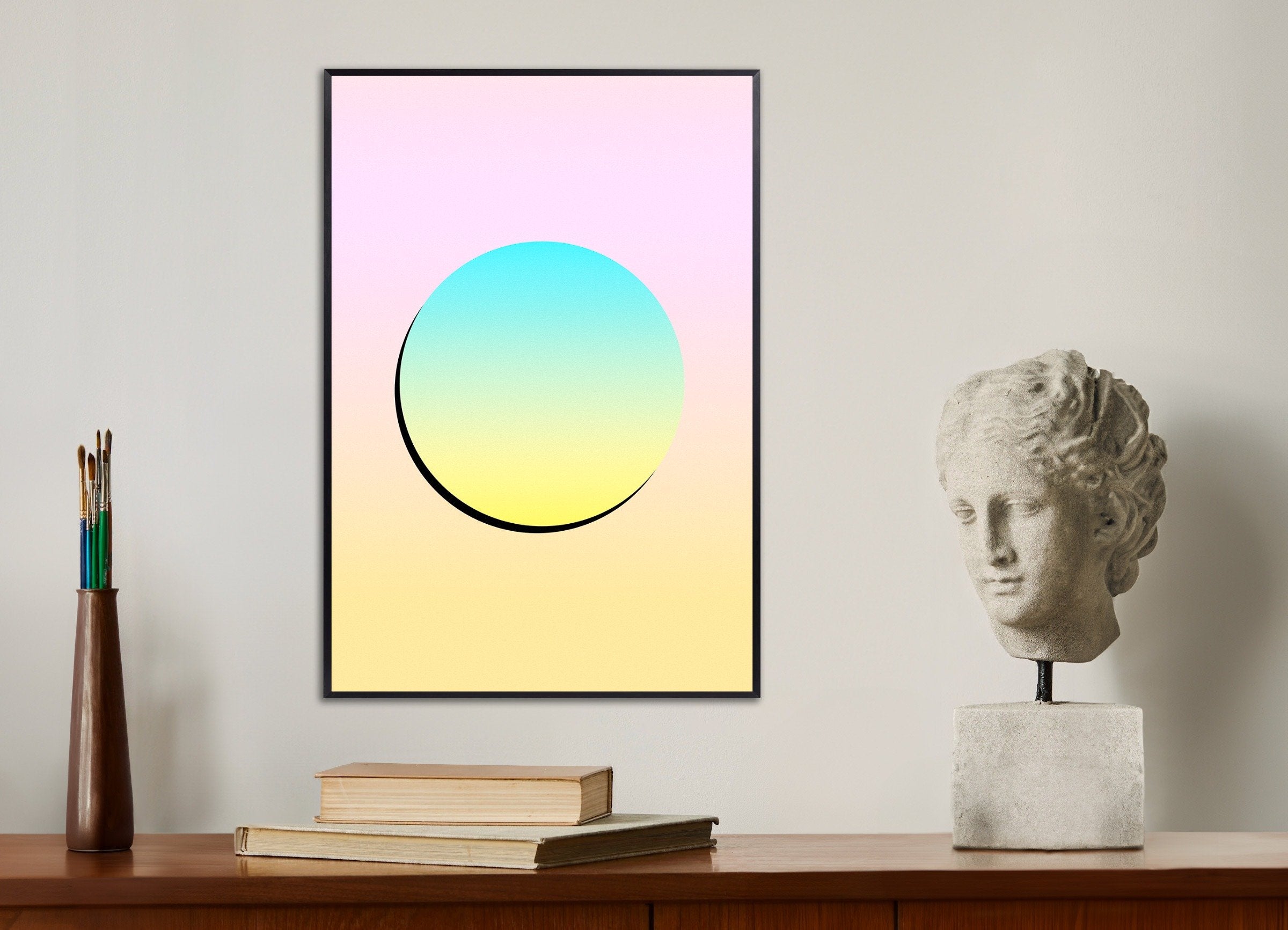 Poster of Eclipse of my own personal Sun, with metal frame