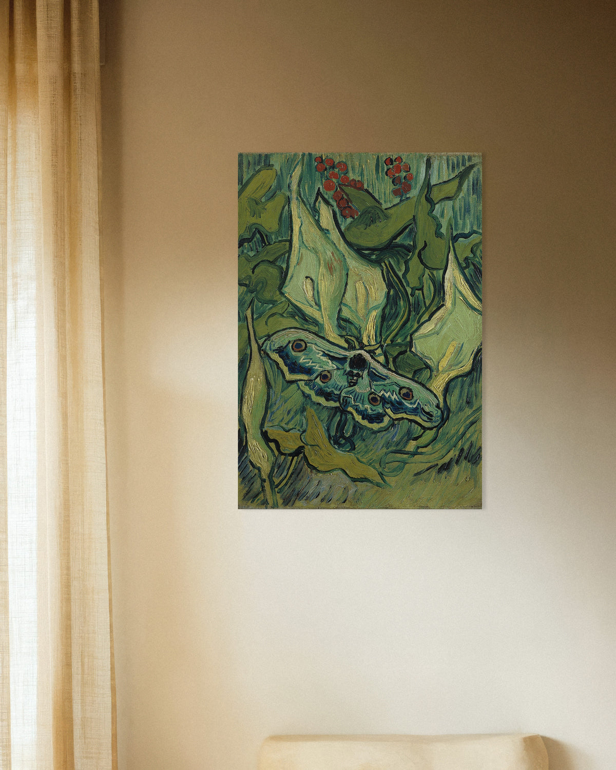 Plakat „Ćma cesarska (1889), Vincent van Gogh”