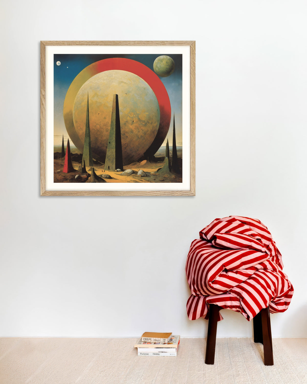 Poster of Empire of Dada, Planet Earth - Poster, with natural wooden frame