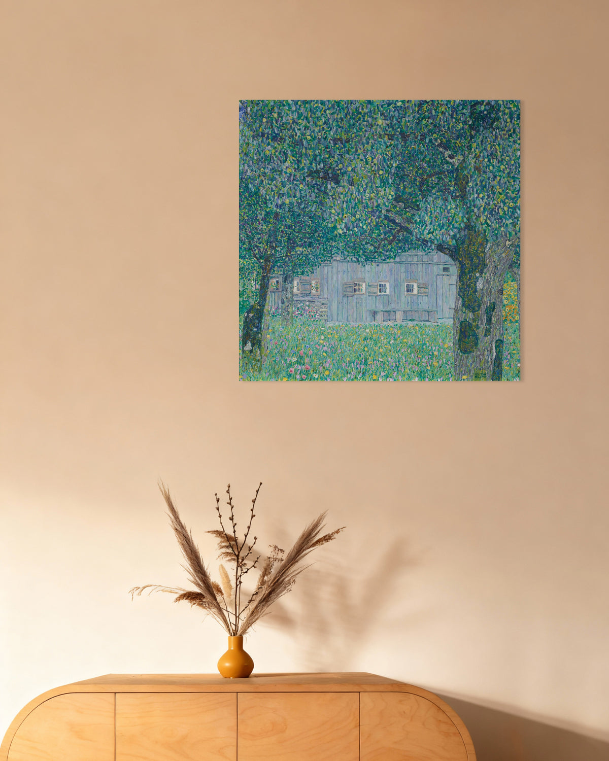 Plakat Dom wiejski w Buchbergu (1911), Gustav Klimt