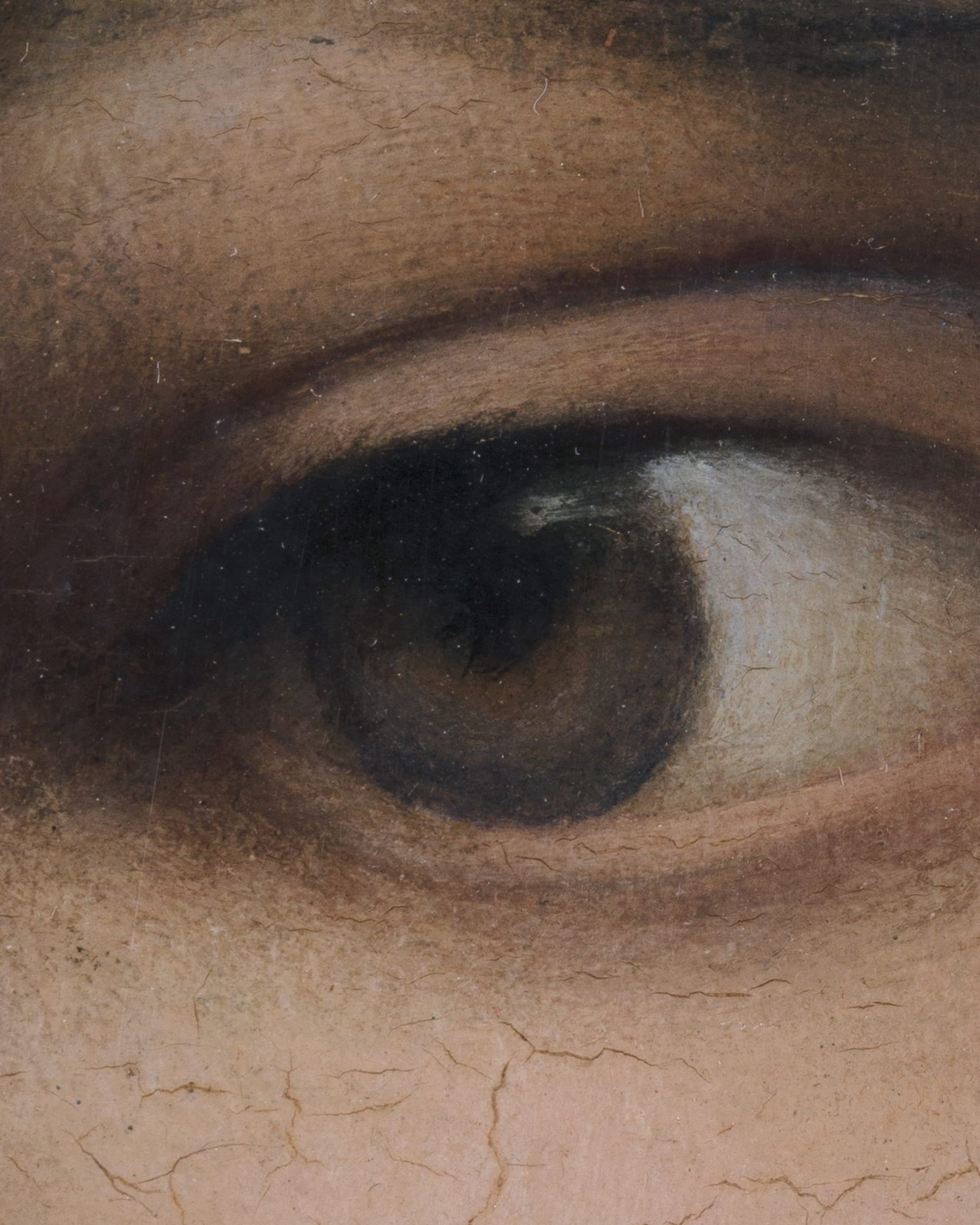 Louis Janmot "Fleur des Champs" Detal Oka - Klasyczne Zbliżenie Portretowe Plakat