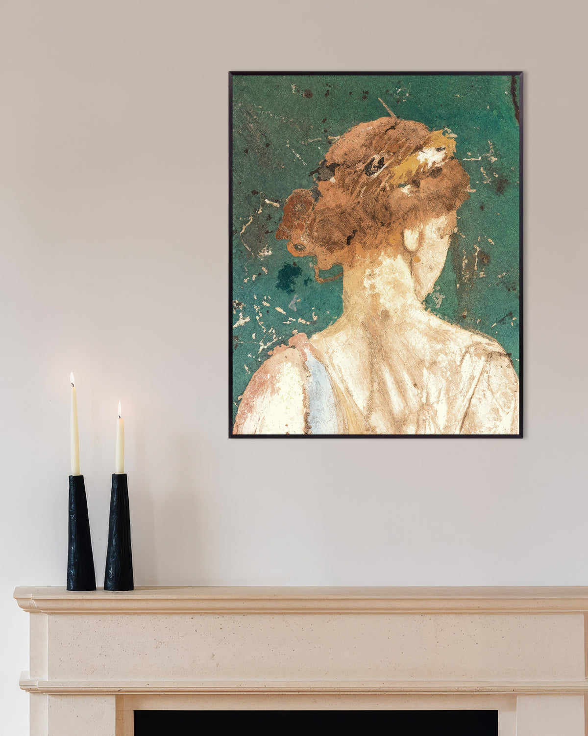 Plakat „Flora ze Stabii, detal fresku „Primavera”” w metalowej ramie