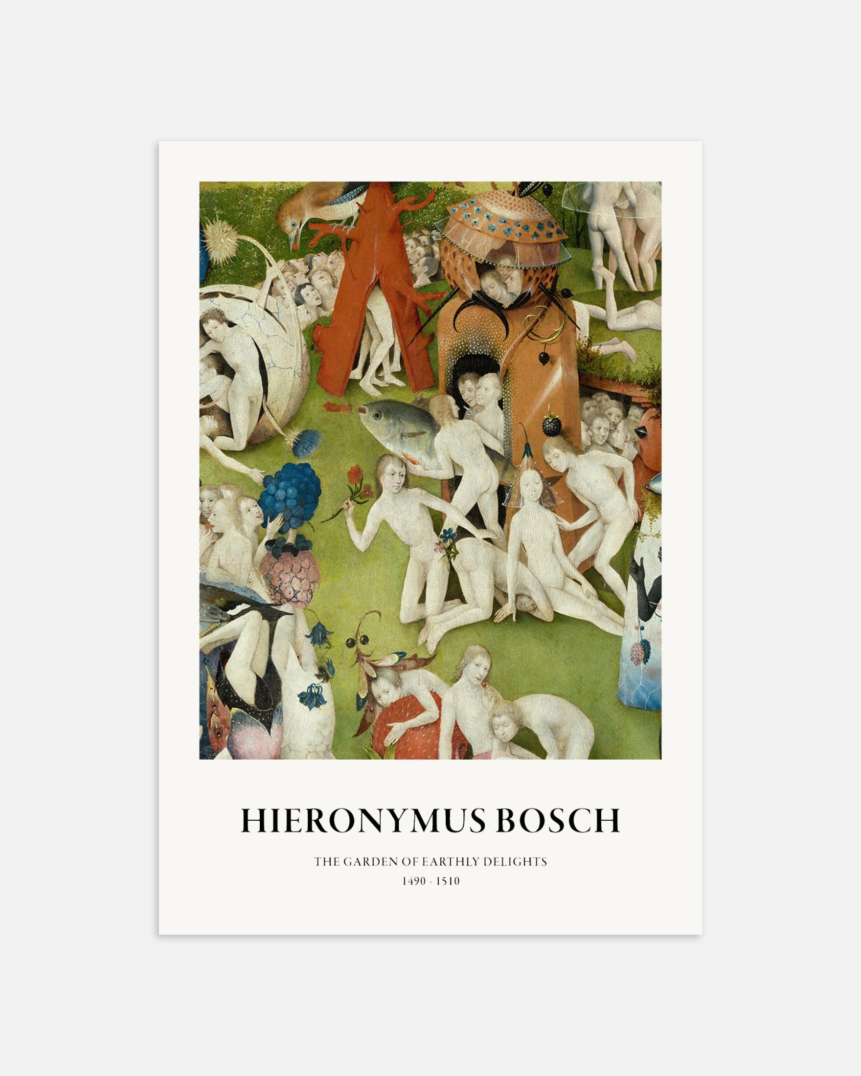 Poster of Garden of Earthly Delights Print, Detail 05, thumbnail