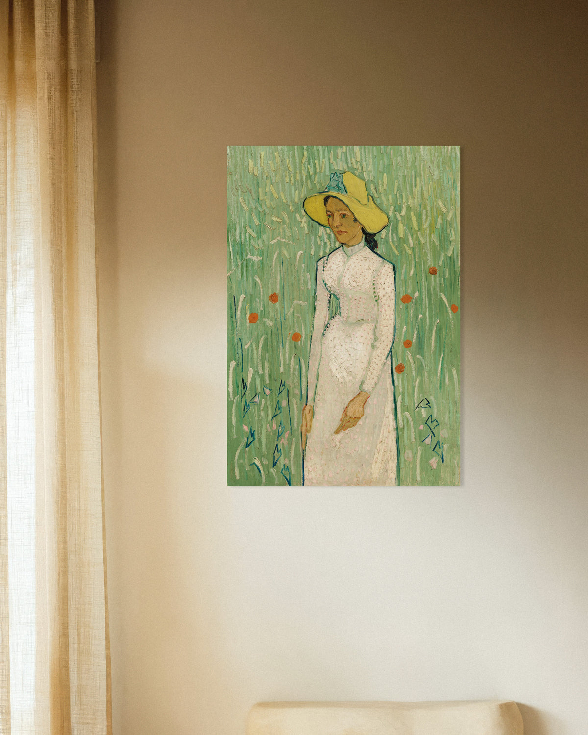 Plakat „Dziewczyna w bieli (1890), Vincent van Gogh”