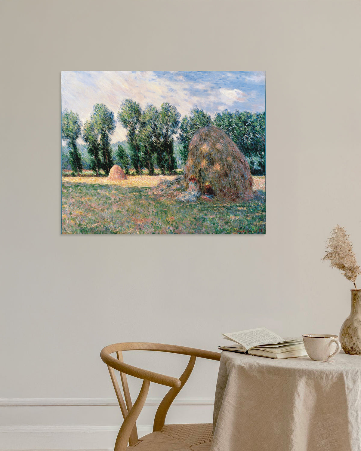 Plakat Stogi siana (1885), Claude Monet