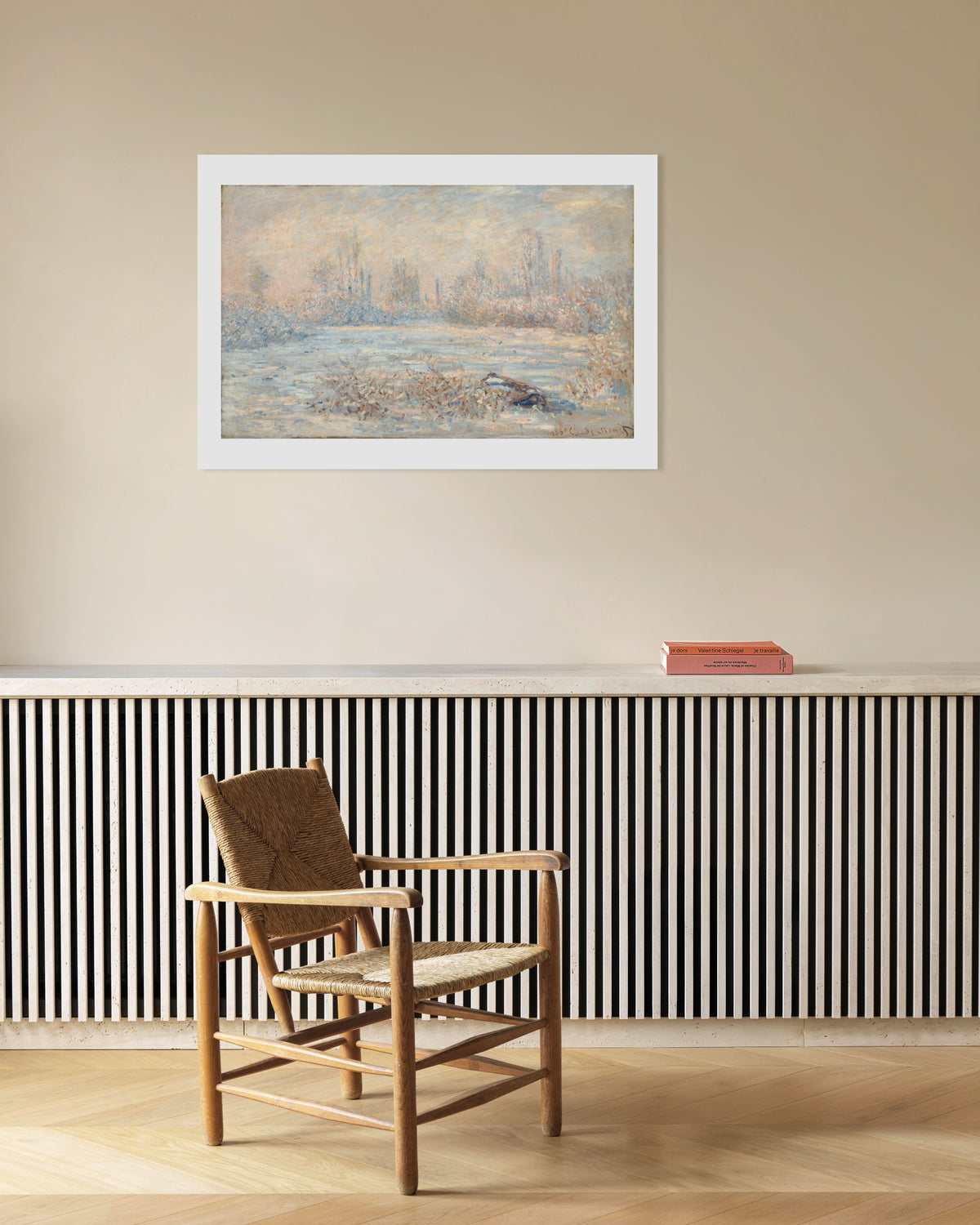 Plakat Szron (1880), Claude Monet