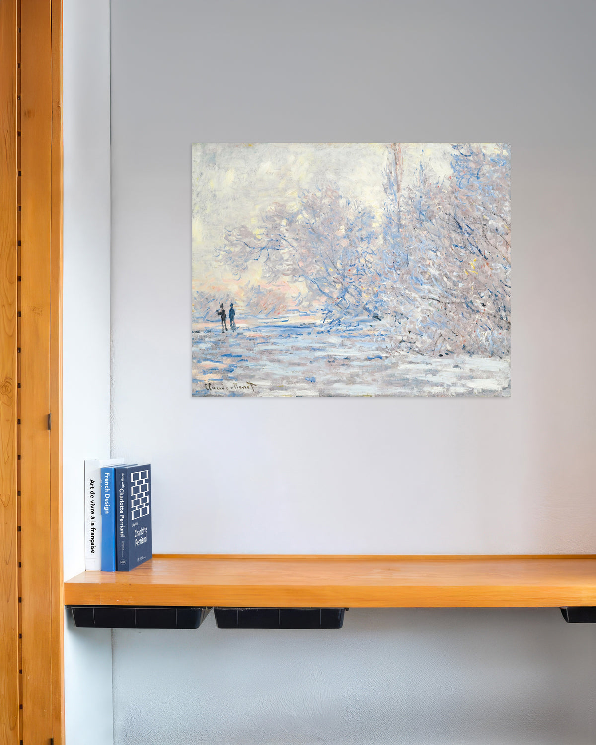 Plakat Szron w Giverny (1885), Claude Monet