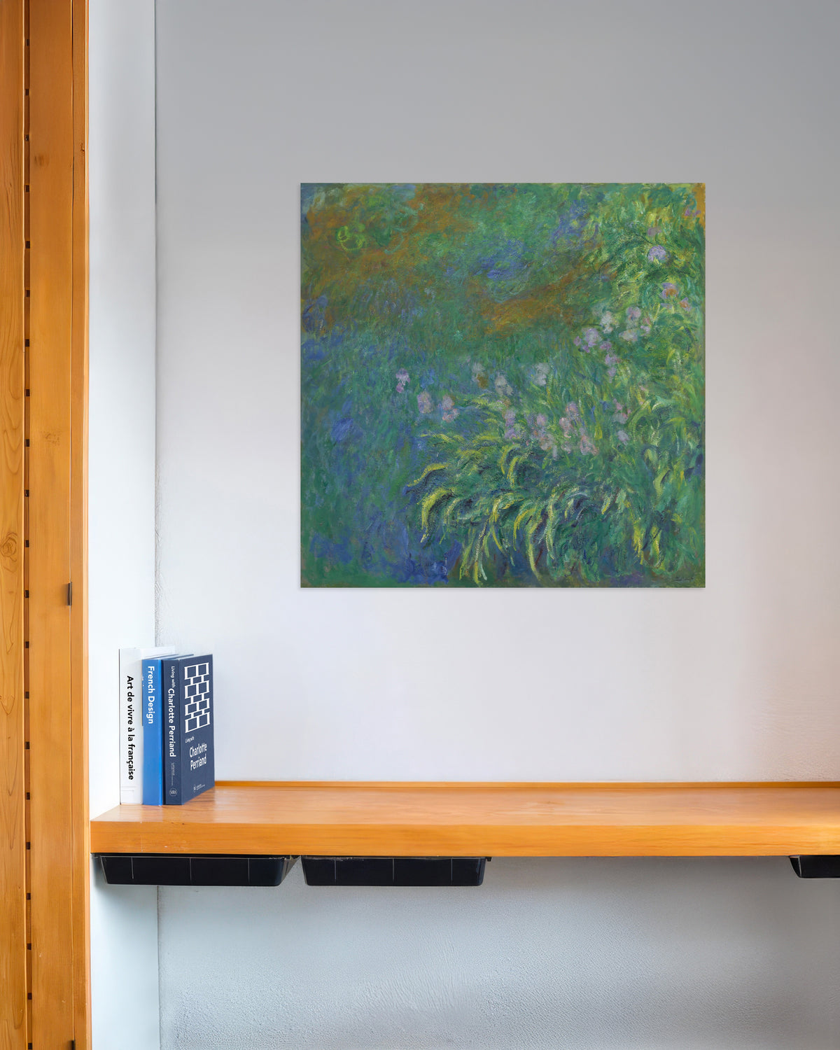 Plakat Irysy (1914–1917), Claude Monet