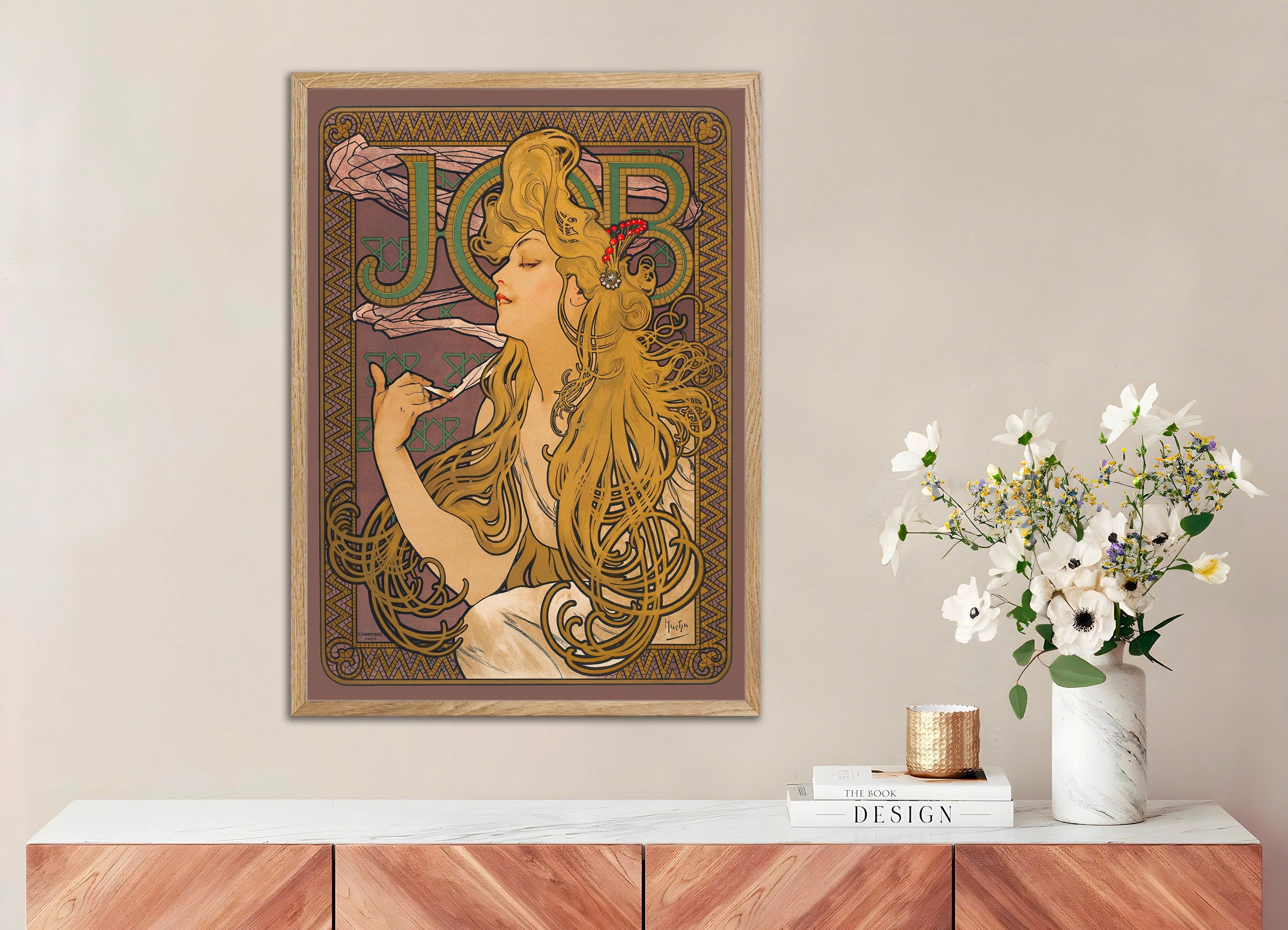 Praca (1896) autorstwa Alfonsa Muchy - Plakat