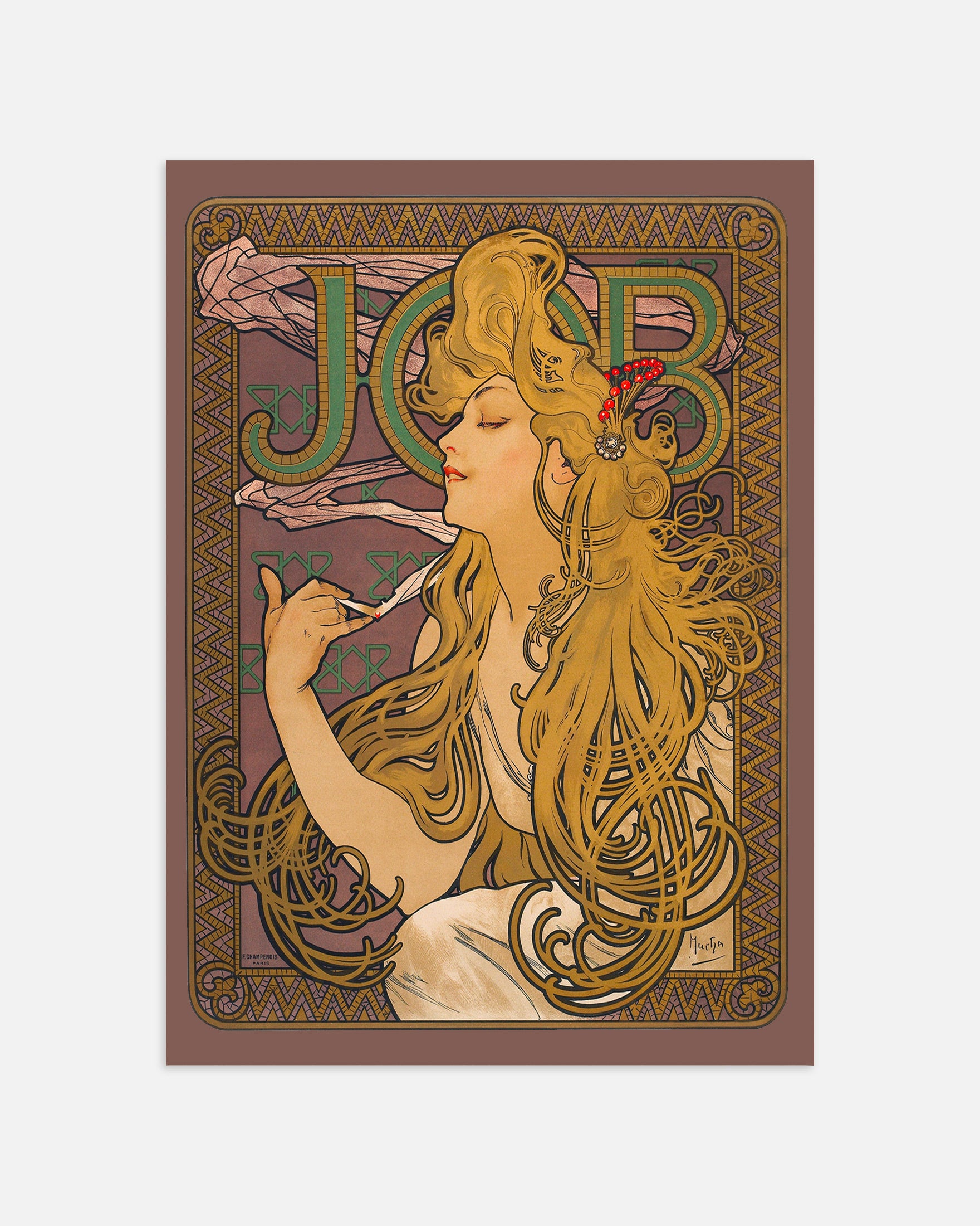 Praca (1896) autorstwa Alfonsa Muchy - Plakat