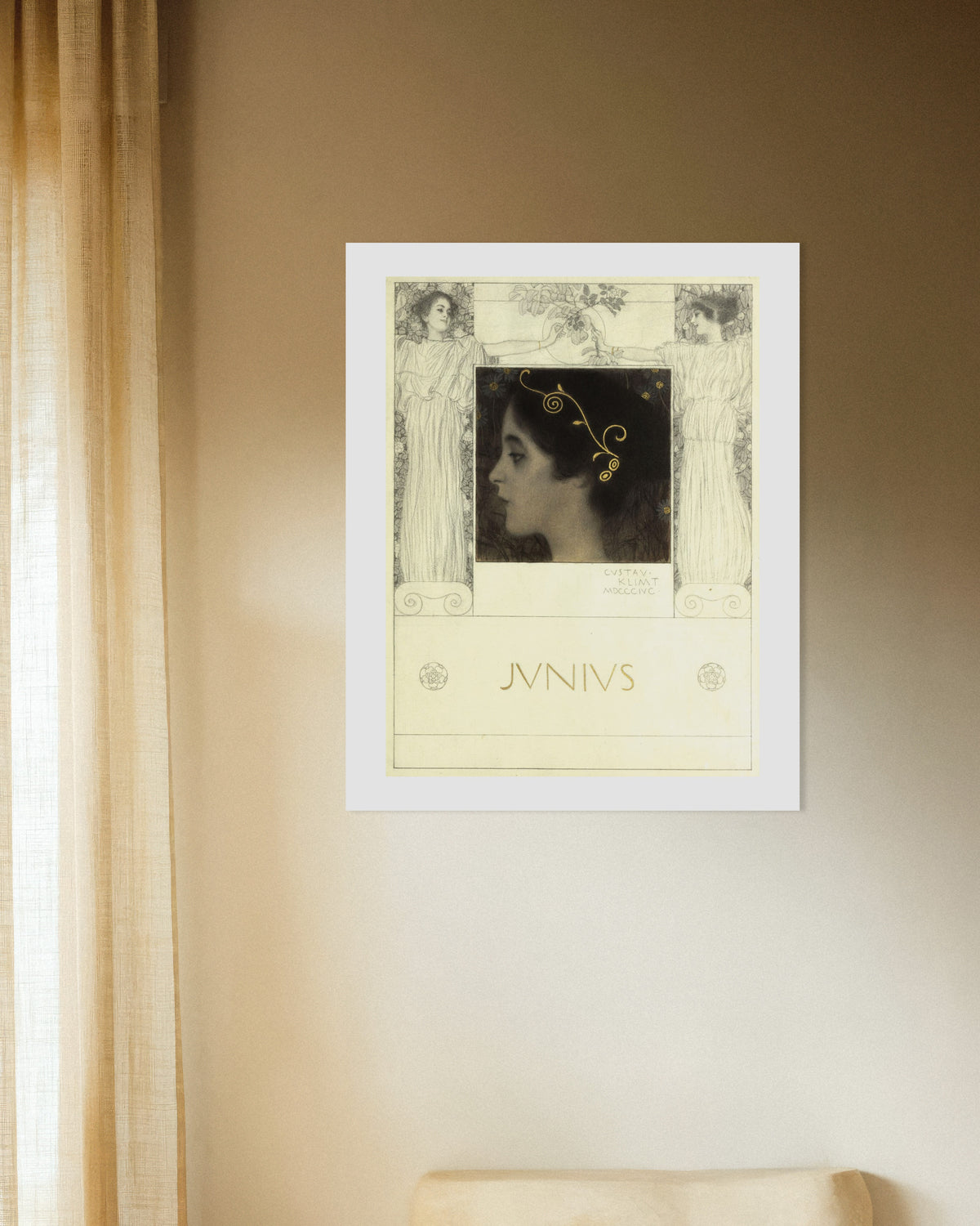 Plakat Junius (1896), Gustav Klimt