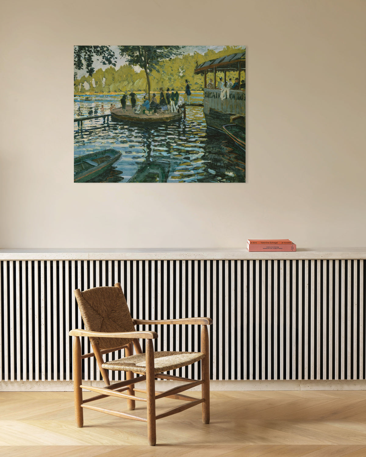 Plakat La Grenouillère (1869), Claude Monet