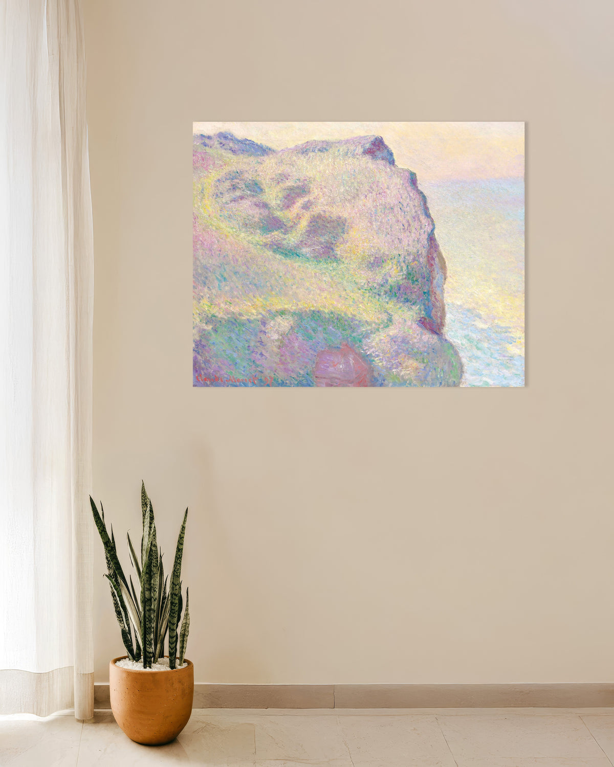 Plakat Cypel Petit Ailly (1897), Claude Monet