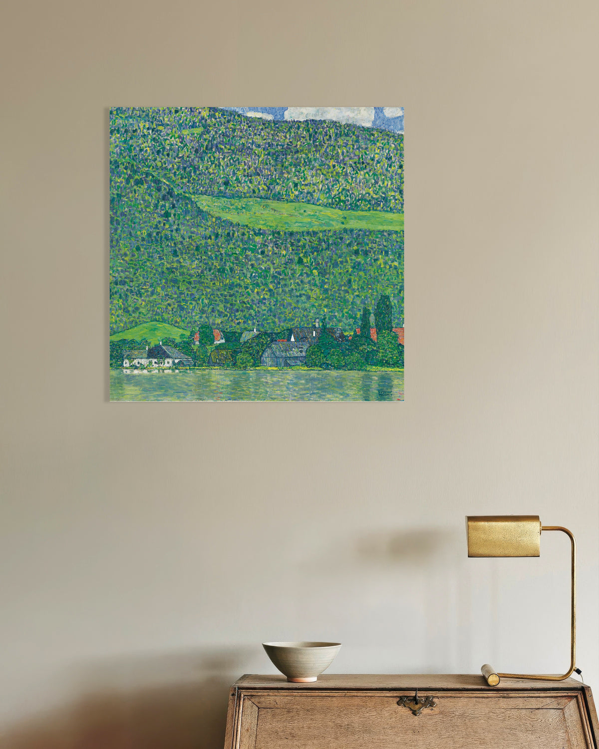Plakat „Litzlberg nad jeziorem Attersee (1914–1915), Gustav Klimt”