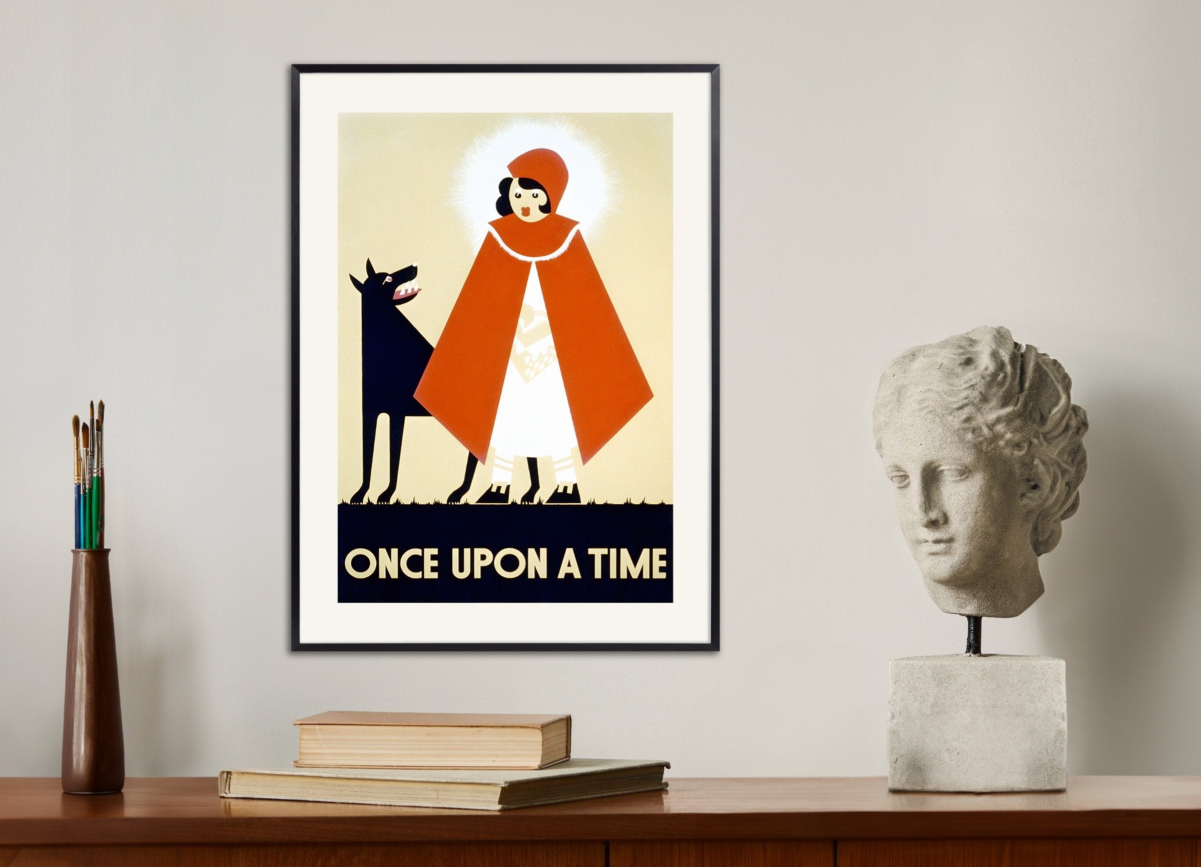 Poster of Once Upon a Time Poster, with metal frame