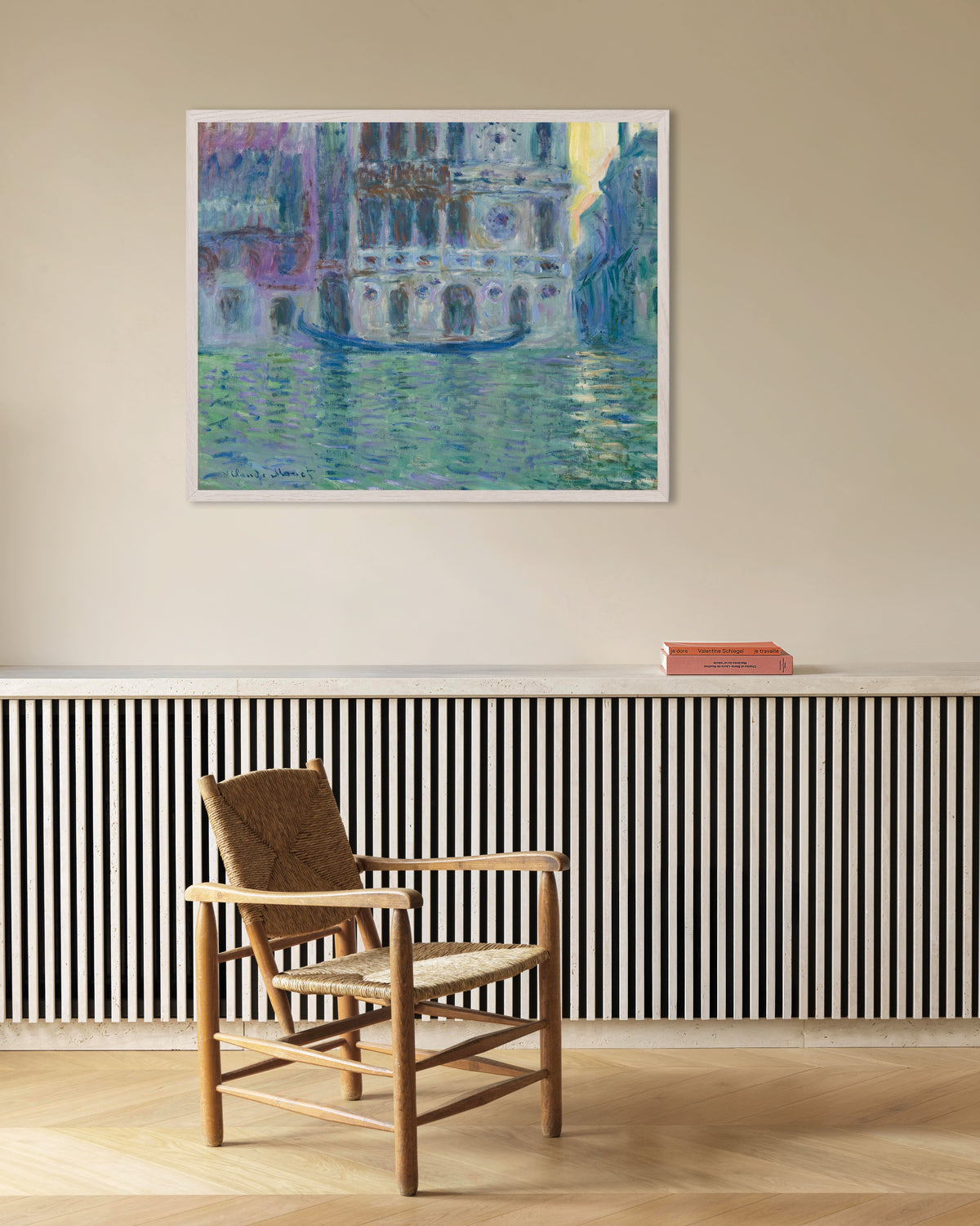 Plakat Pałac Dario (1908), Claude Monet, w białej drewnianej ramie