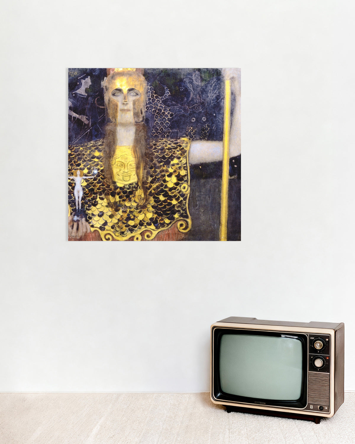 Plakat „Pallas Atena (1898), Gustav Klimt”