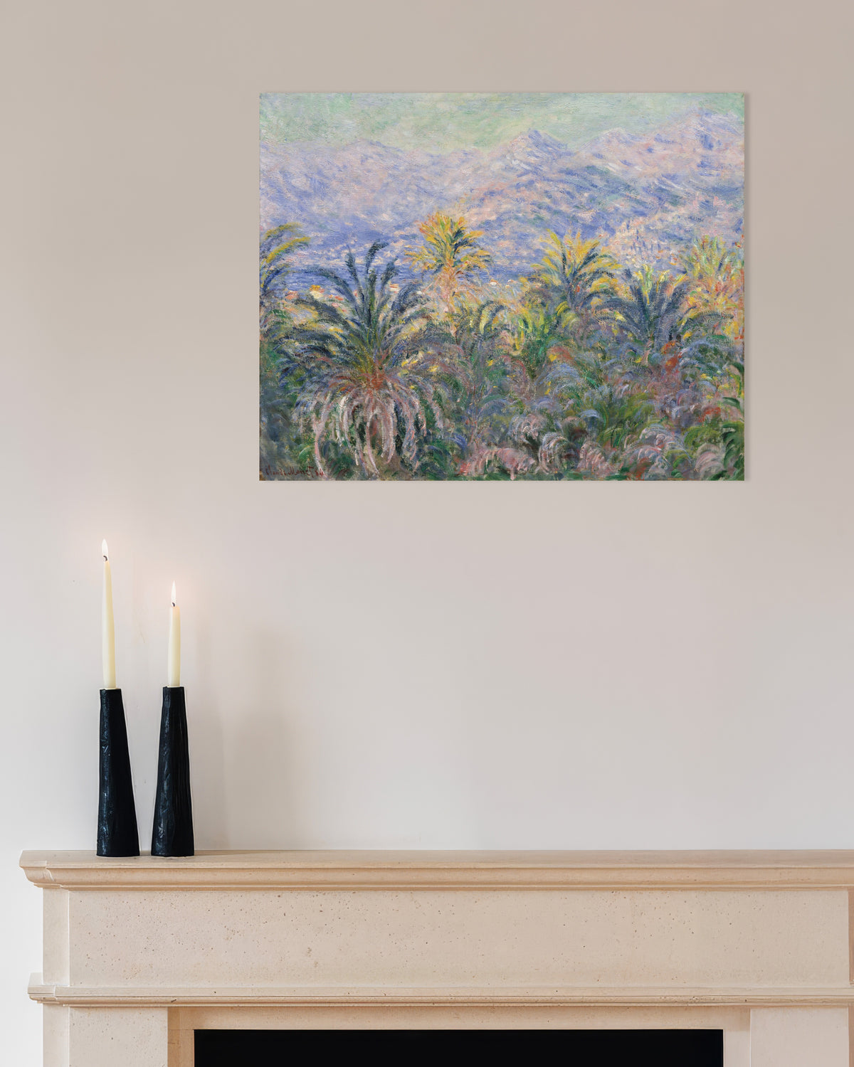 Plakat Palmy w Bordigherze (1884), Claude Monet