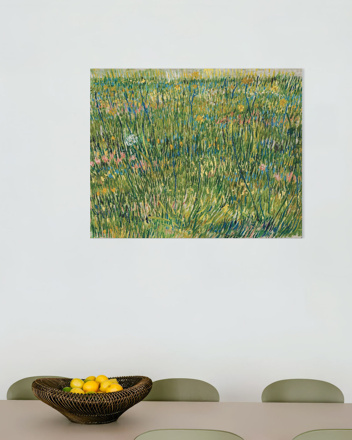 Plakat Plama trawy (1887) Vincenta van Gogha