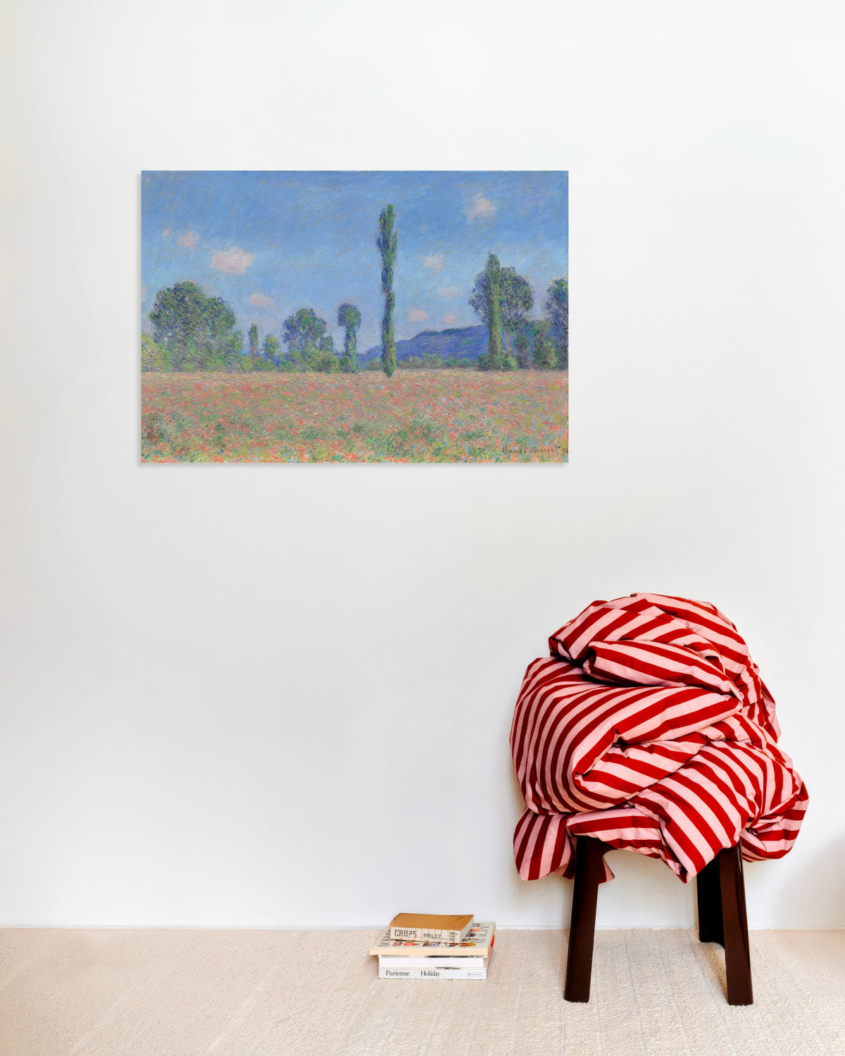 Plakat Pole maków, Giverny (1890), Claude Monet