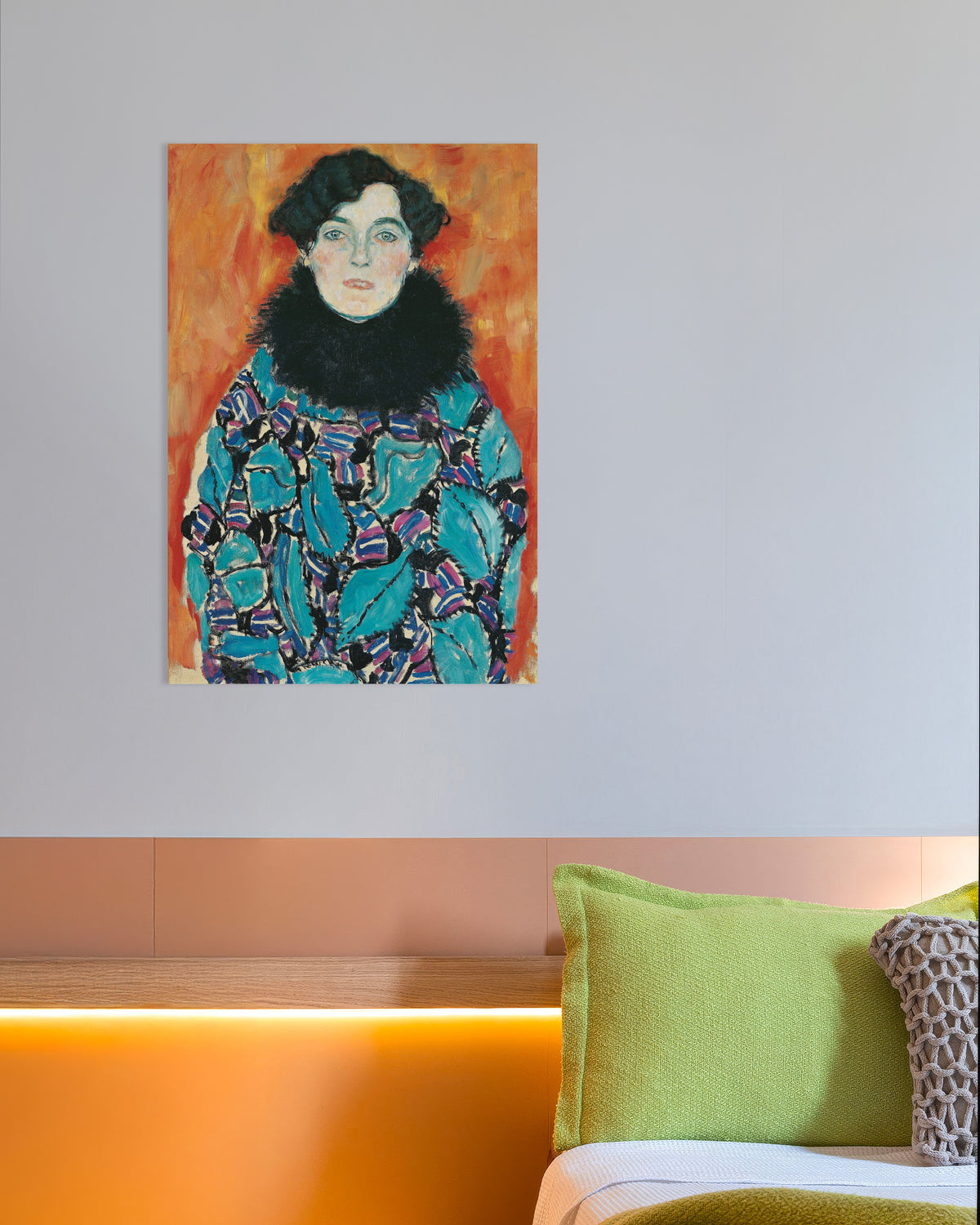 Plakat Portret Johanny Staude (1917), Gustav Klimt