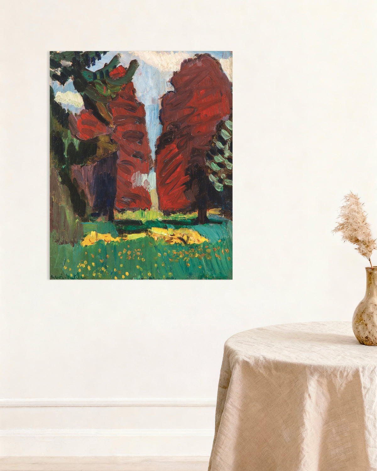 Plakat „Purpurowe buki (1901), Henri Matisse”