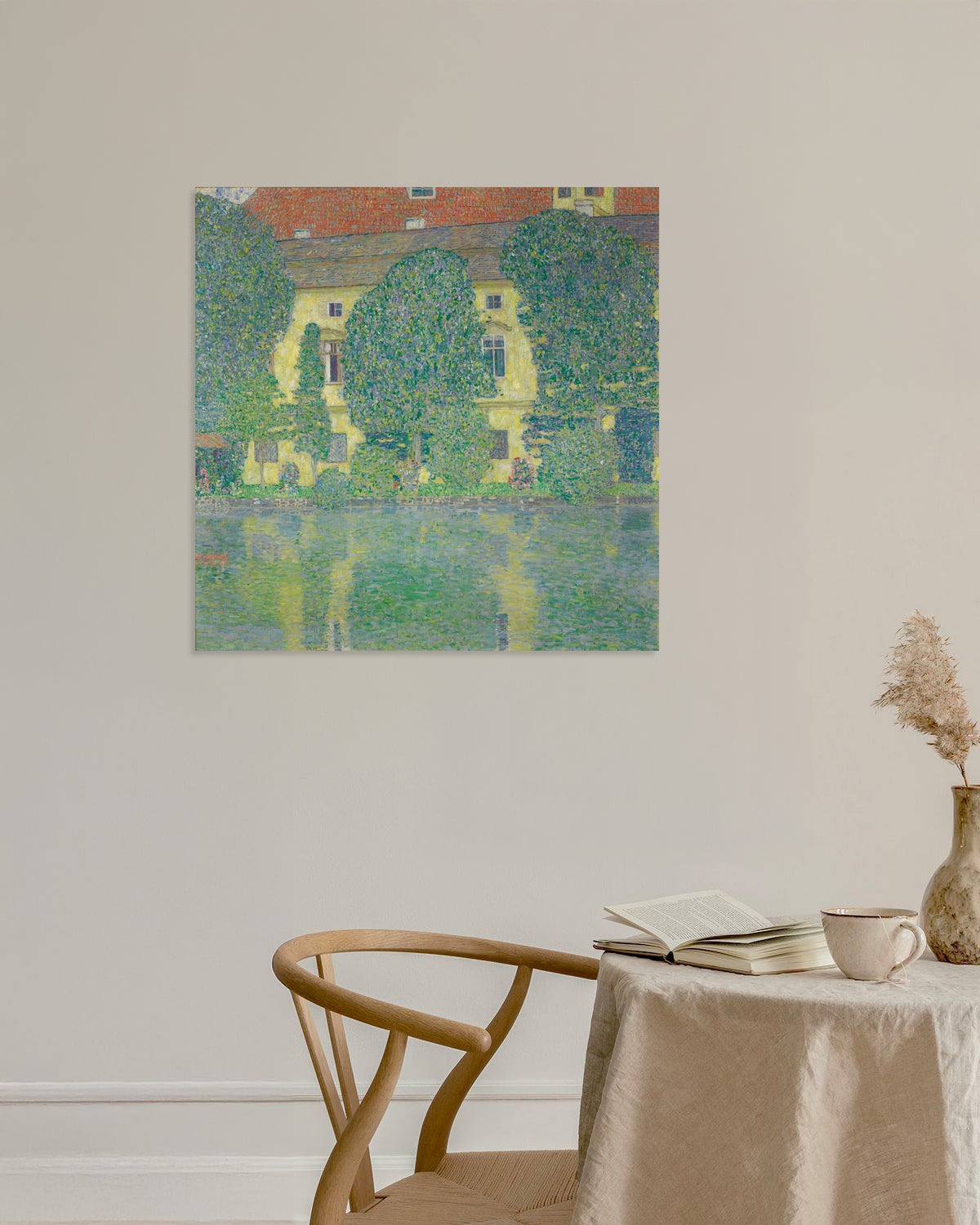 Plakat „Schloss Kammer nad jeziorem Attersee III (1910), Gustav Klimt”