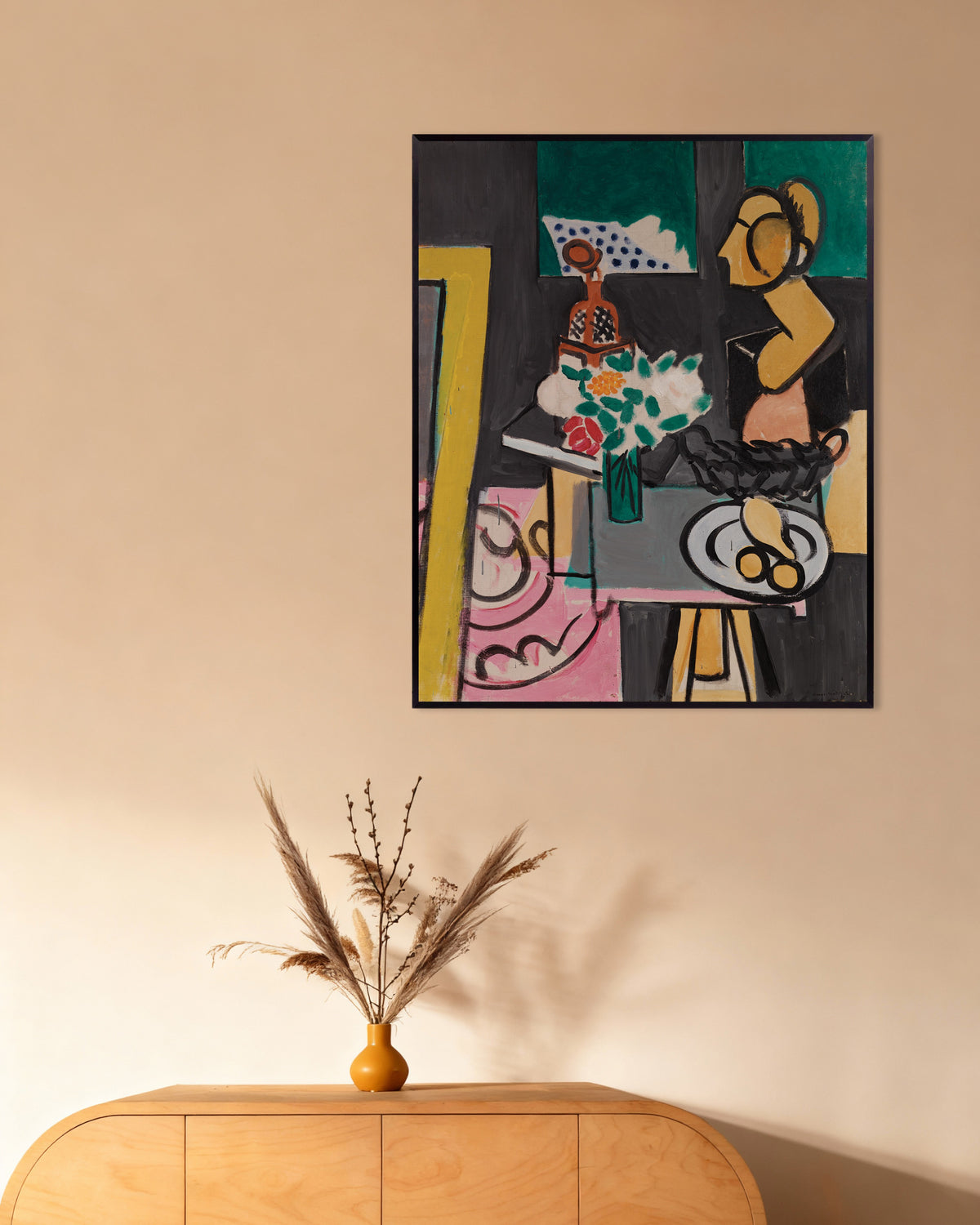 Plakat „Martwa natura z tykwami (1916), Henri Matisse” w metalowej ramie