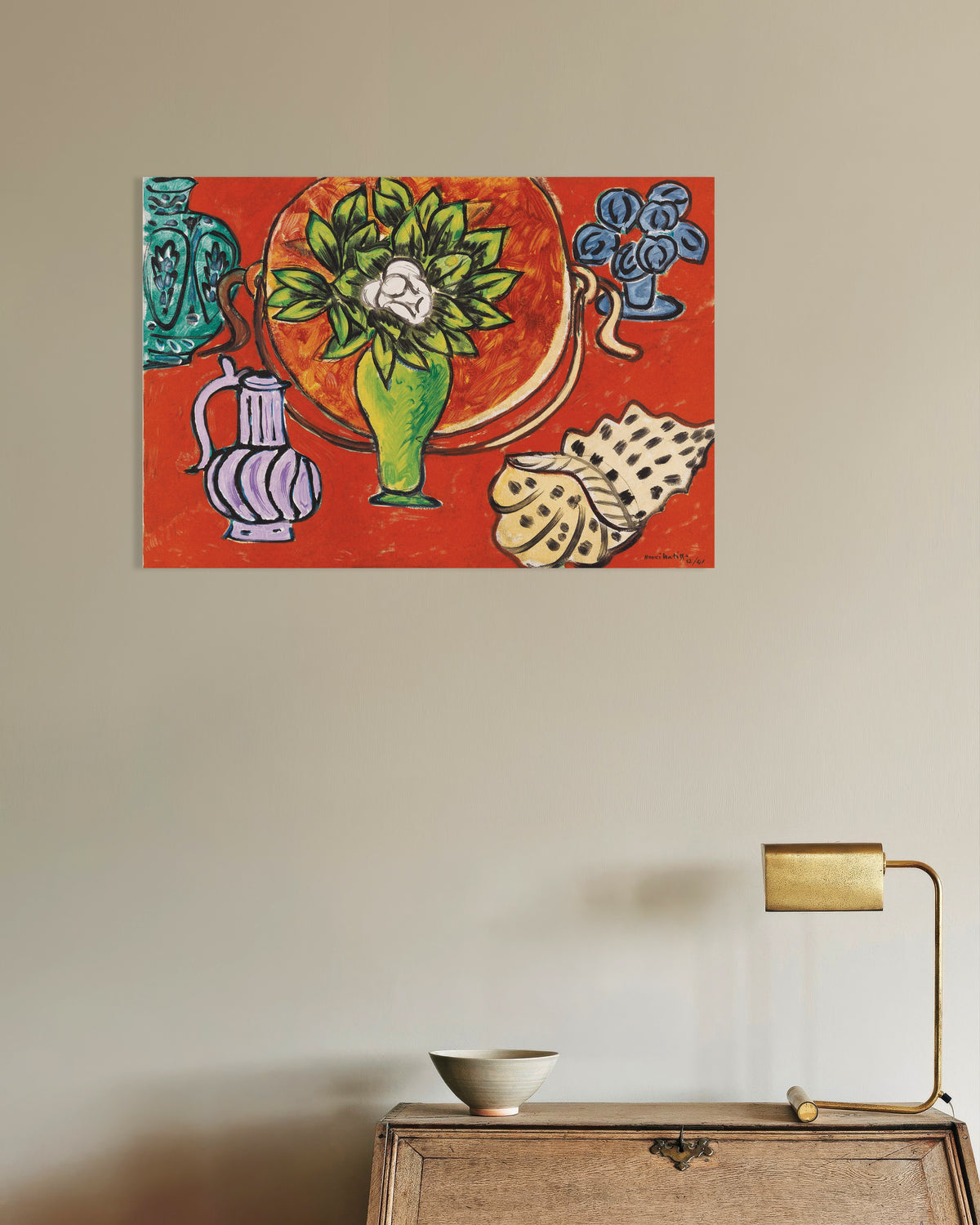 Plakat „Martwa natura z magnolią (1941), Henri Matisse”