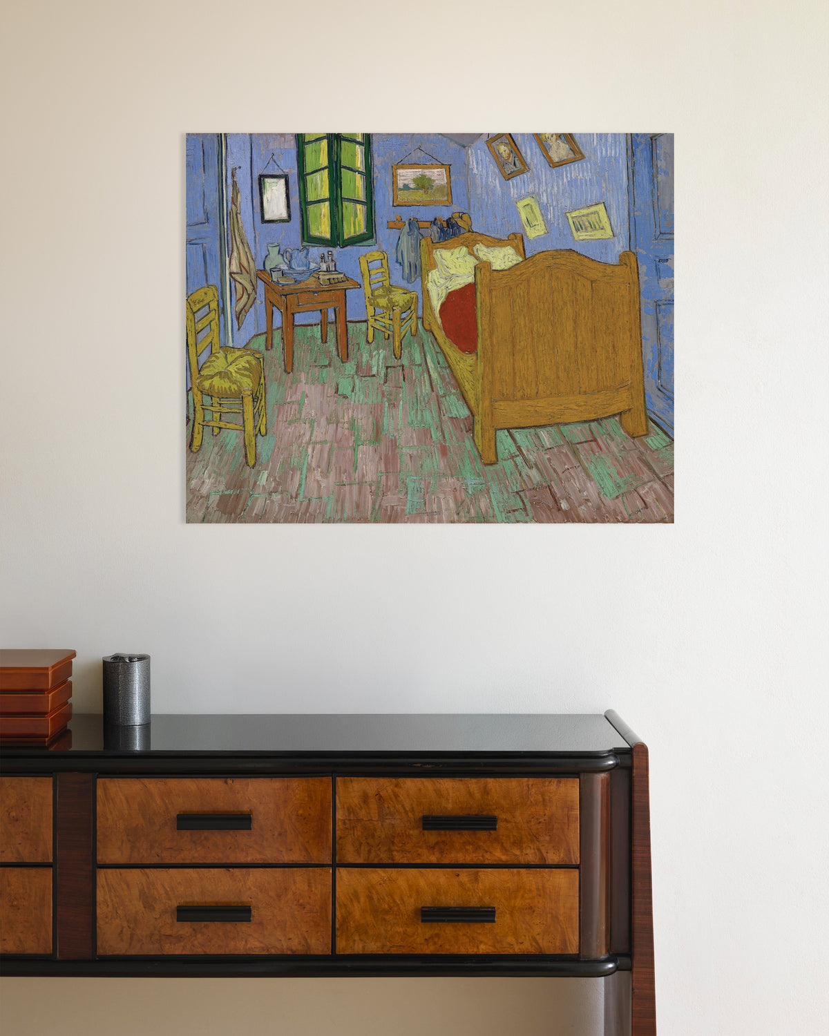 Plakat „Sypialnia, wersja z Saint-Rémy (1889), Vincent van Gogh”