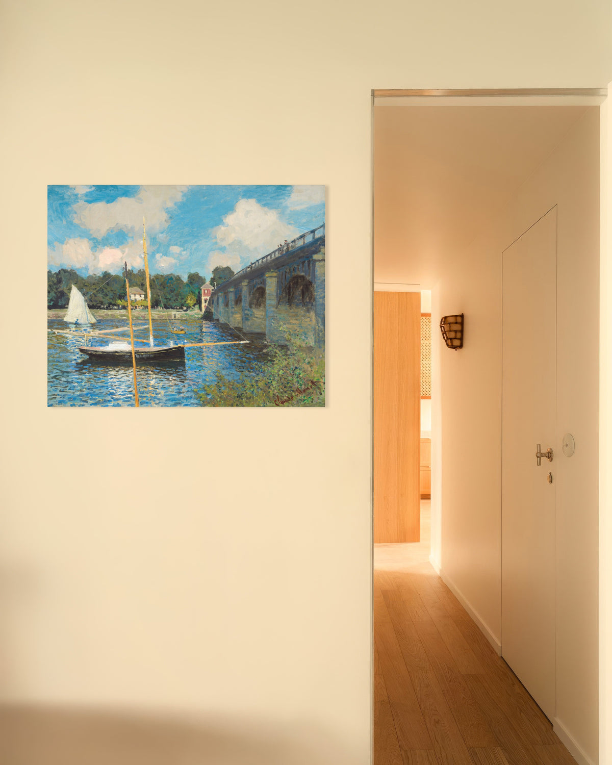 Plakat Most przy Argenteuil (1874), Claude Monet