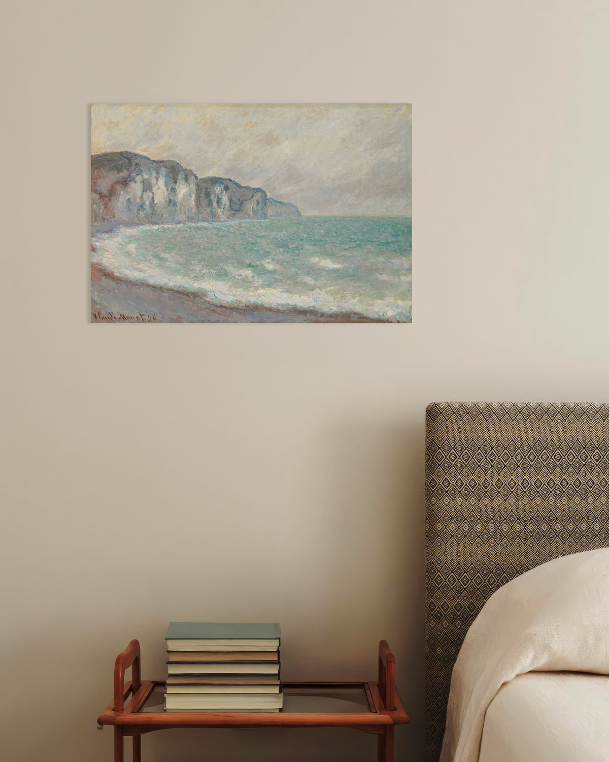 Plakat Klif w Pourville (1896), Claude Monet